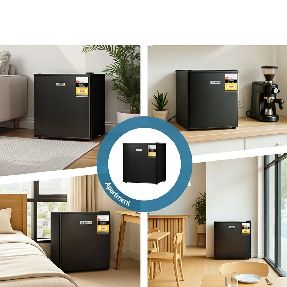 7 Devanti 31L Small Upright Freezer Vertical Freezer - Black, 7 of 7