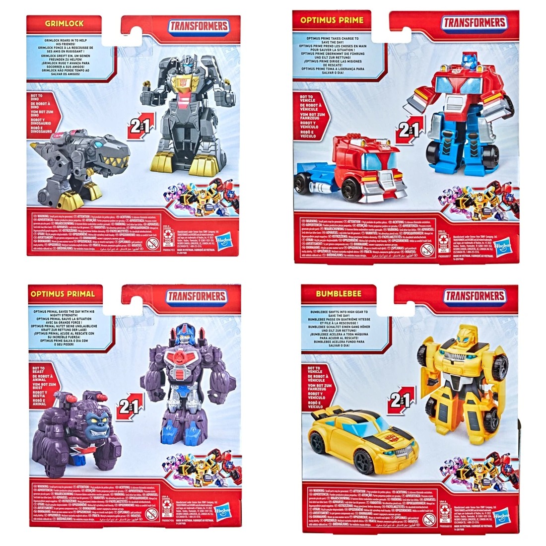 4 Transformers Classic Heroes Team Action Figure - Assorted, 4 of 4
