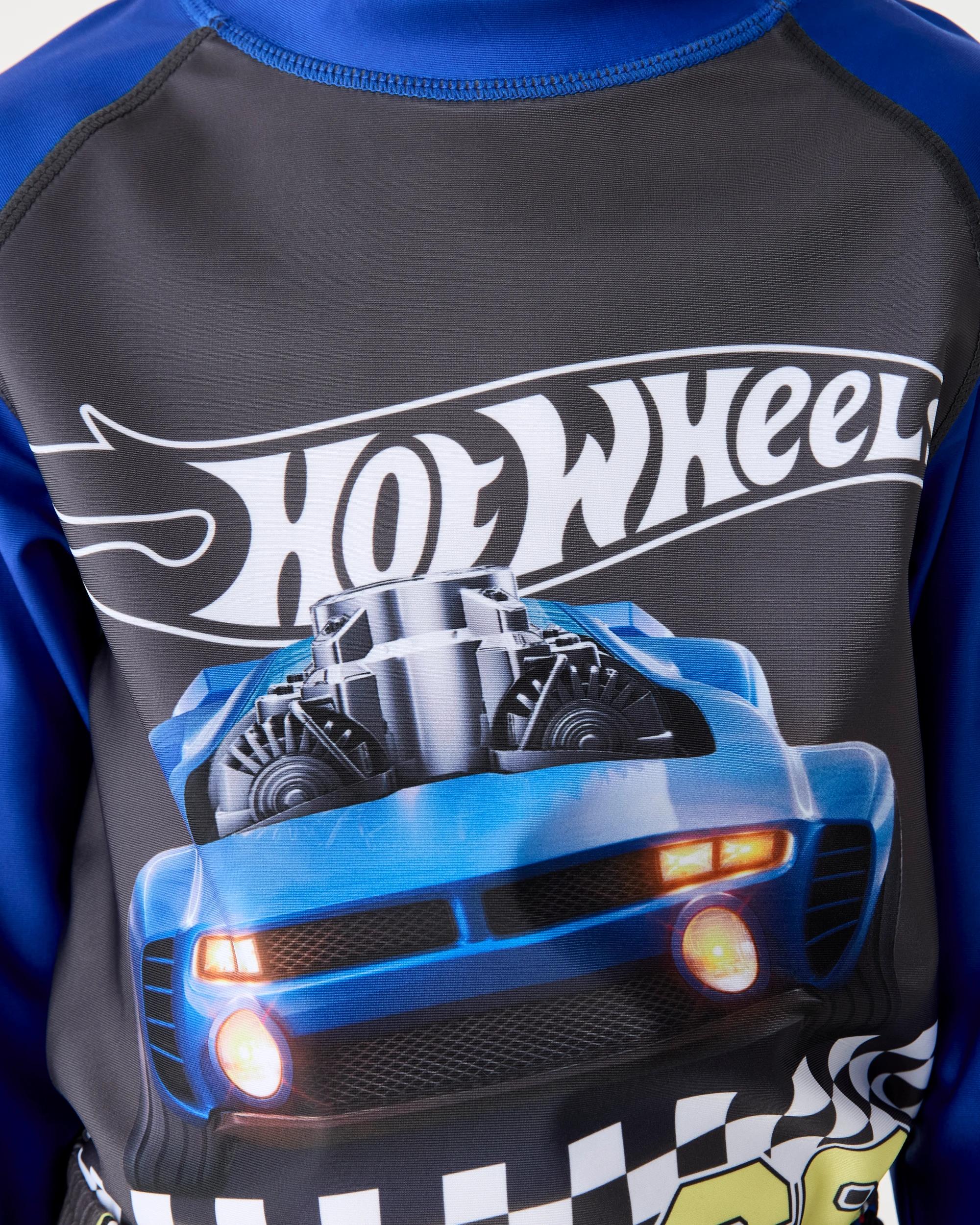 4 Hot Wheel License Short Sleeve Rash Vest Hot Wheels, 4 of 7