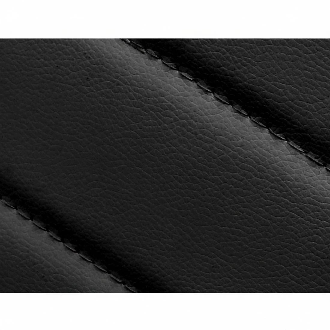 7 Artiss Dining Chairs Set of 4 Leather Channel Tufted Black - Black, 7 of 8