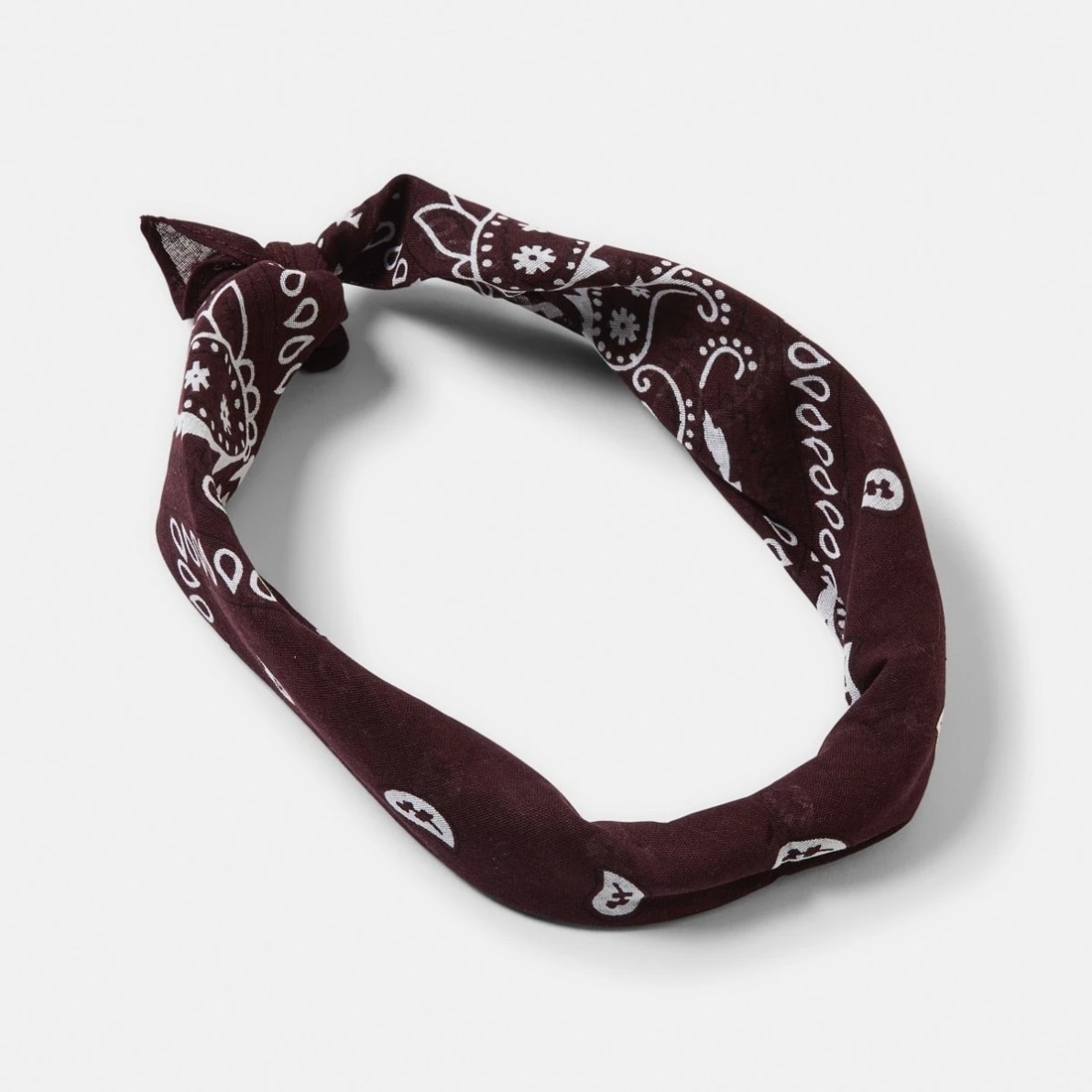 2 Paisley Hair Bandana - Brown, 2 of 9