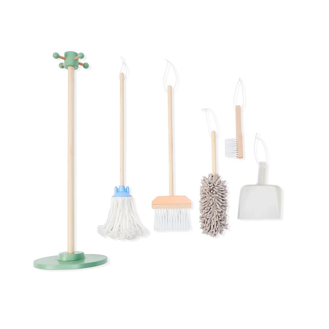 7 6 Piece Wooden Cleaning Toy Set, 7 of 8