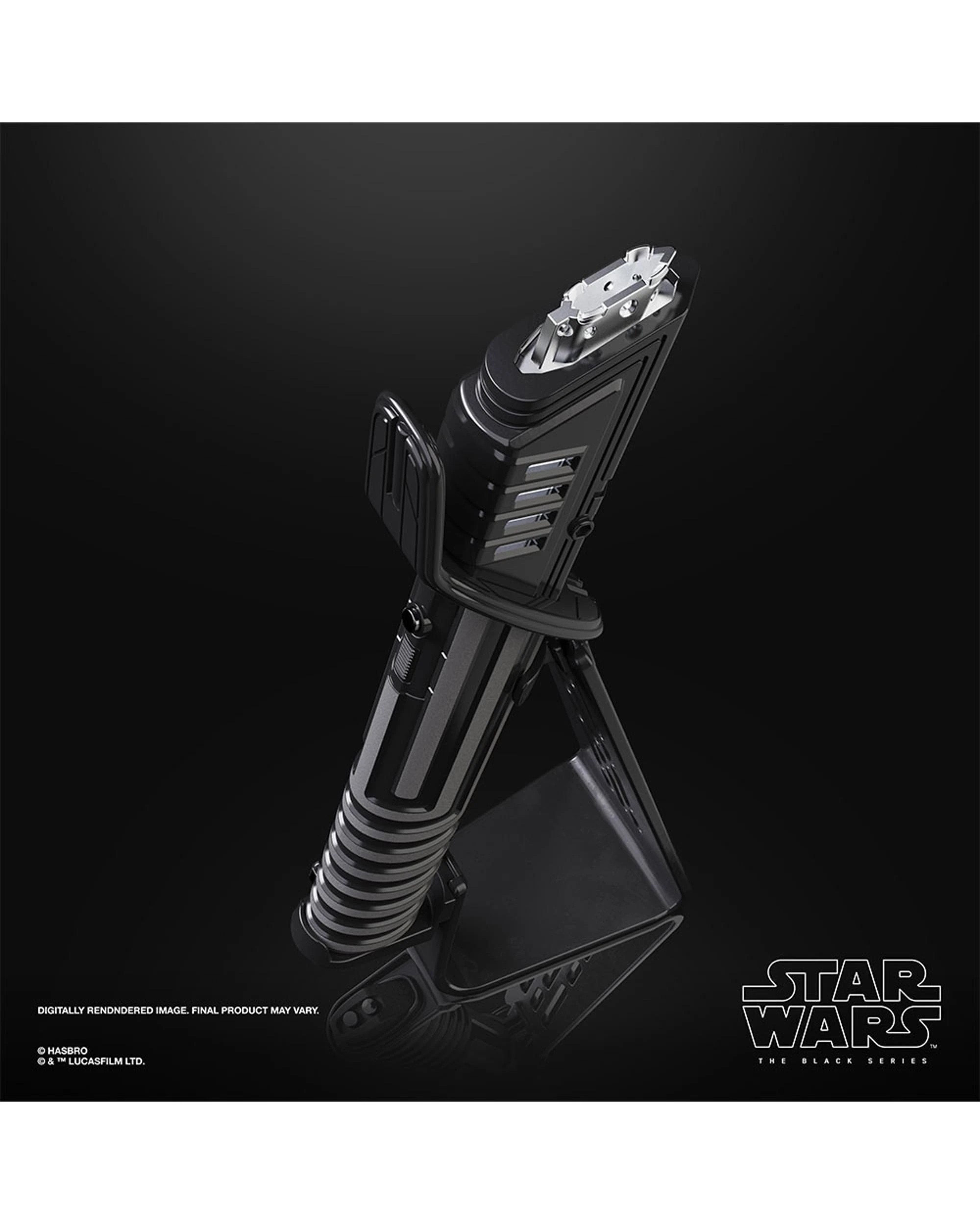 8 Star Wars The Black Series Mandalorian Darksaber Force FX Elite Lightsaber, 8 of 8