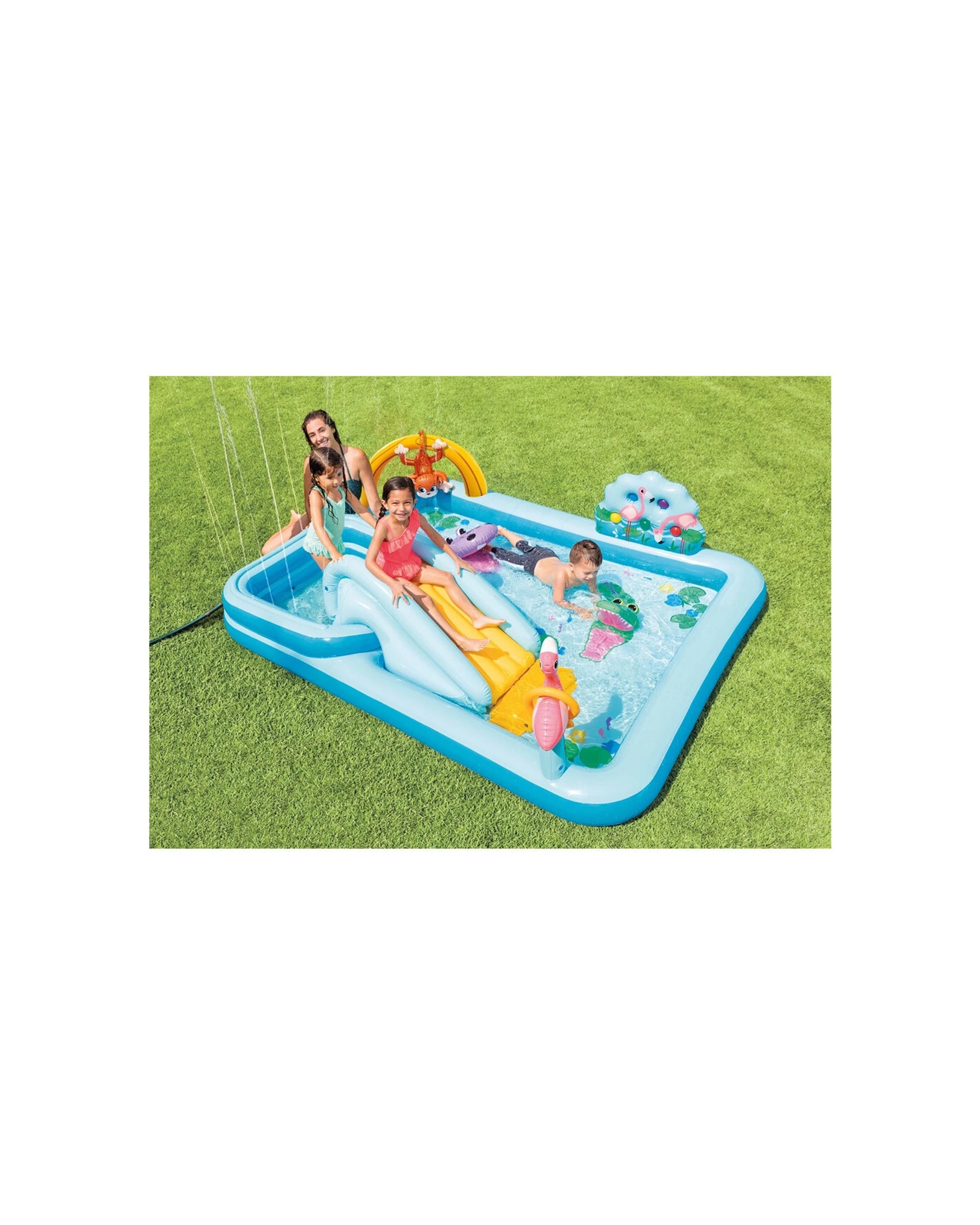 6 Intex Rectangular Jungle Adventure Play Centre - Multi, 6 of 6