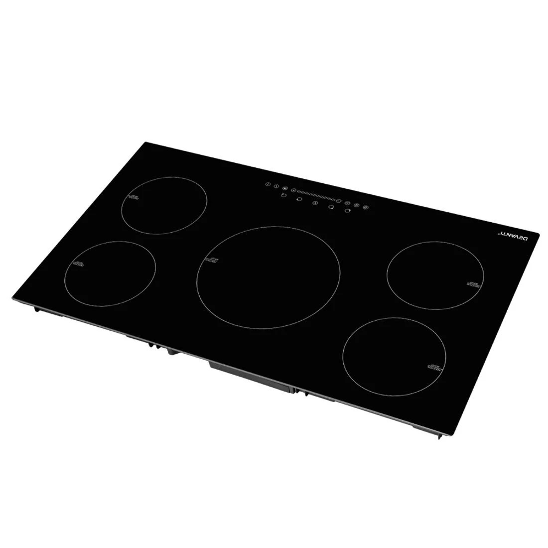 3 Devanti Induction Cooktop 90cm Electric Cooker - Black, 3 of 6