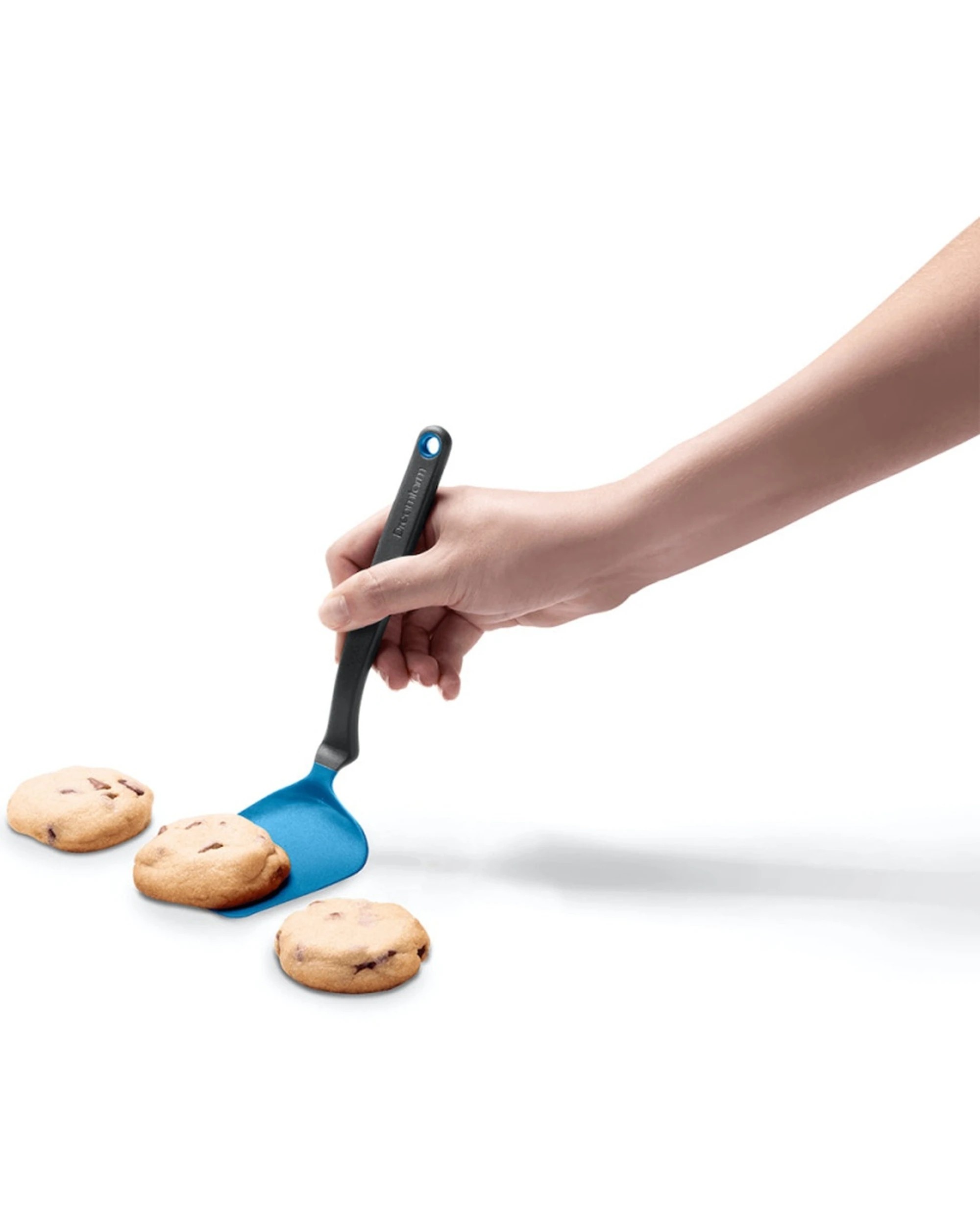 4 Dreamfarm Mini Chopula Chopping Spatula Kitchen Utensil Tool Nylon Classic - Blue, 4 of 6