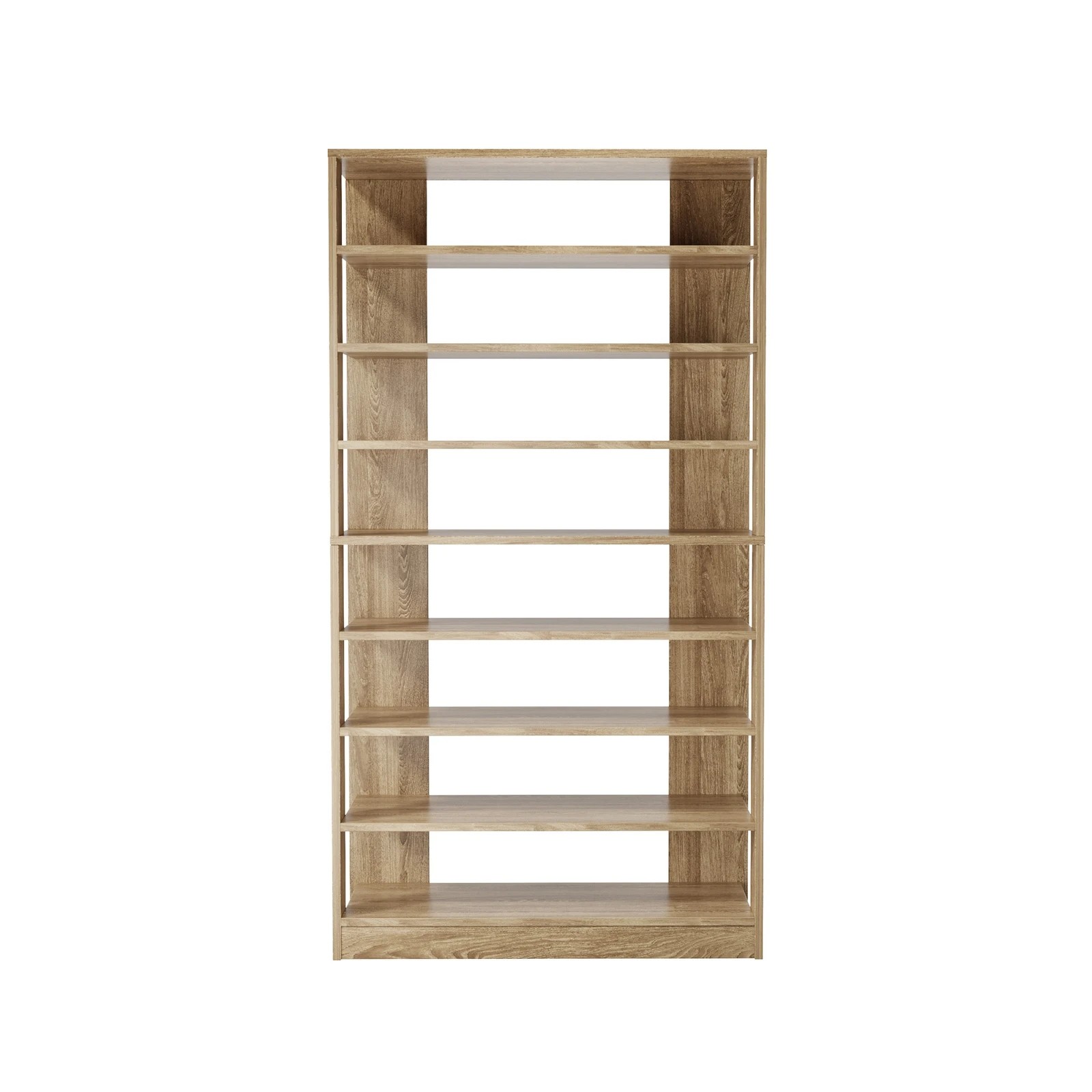 5 Oikiture Shoe Rack 9 Tiers Shelf Storage Cabinet Organiser 54 Pairs - Natural, 5 of 7