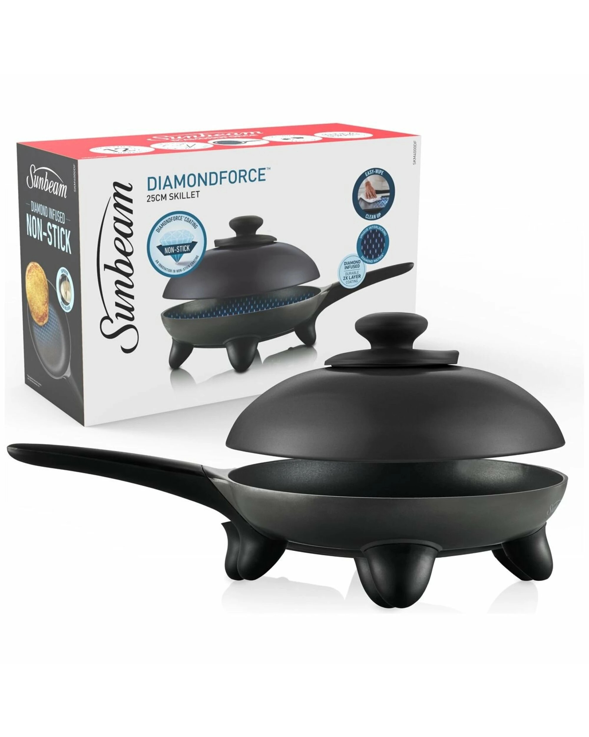 10 Sunbeam 25cm DiamondForce Skillet SKM4000DF, 10 of 10