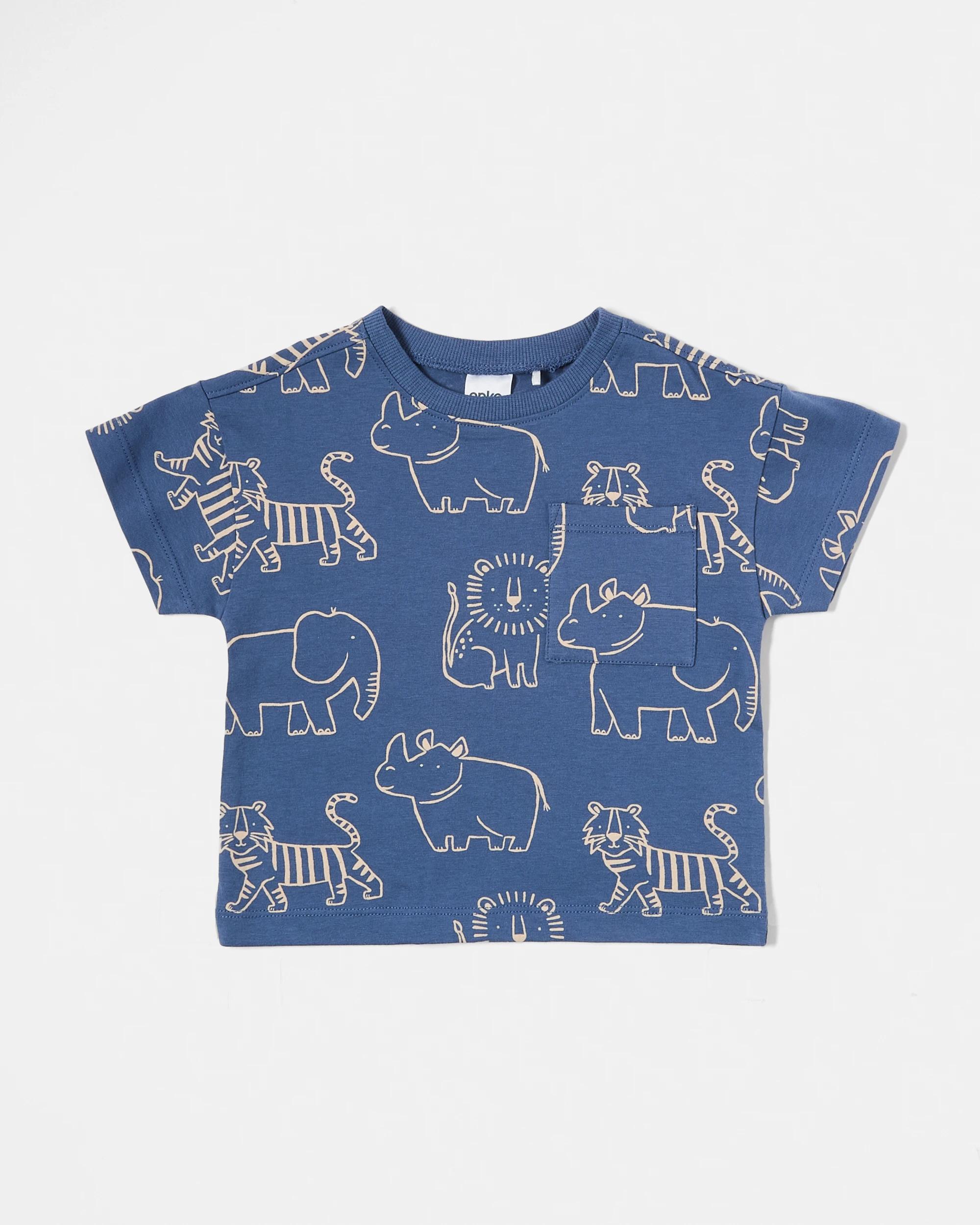 5 3 Pack Short Sleeve T-shirt BROWN LION, 5 of 8