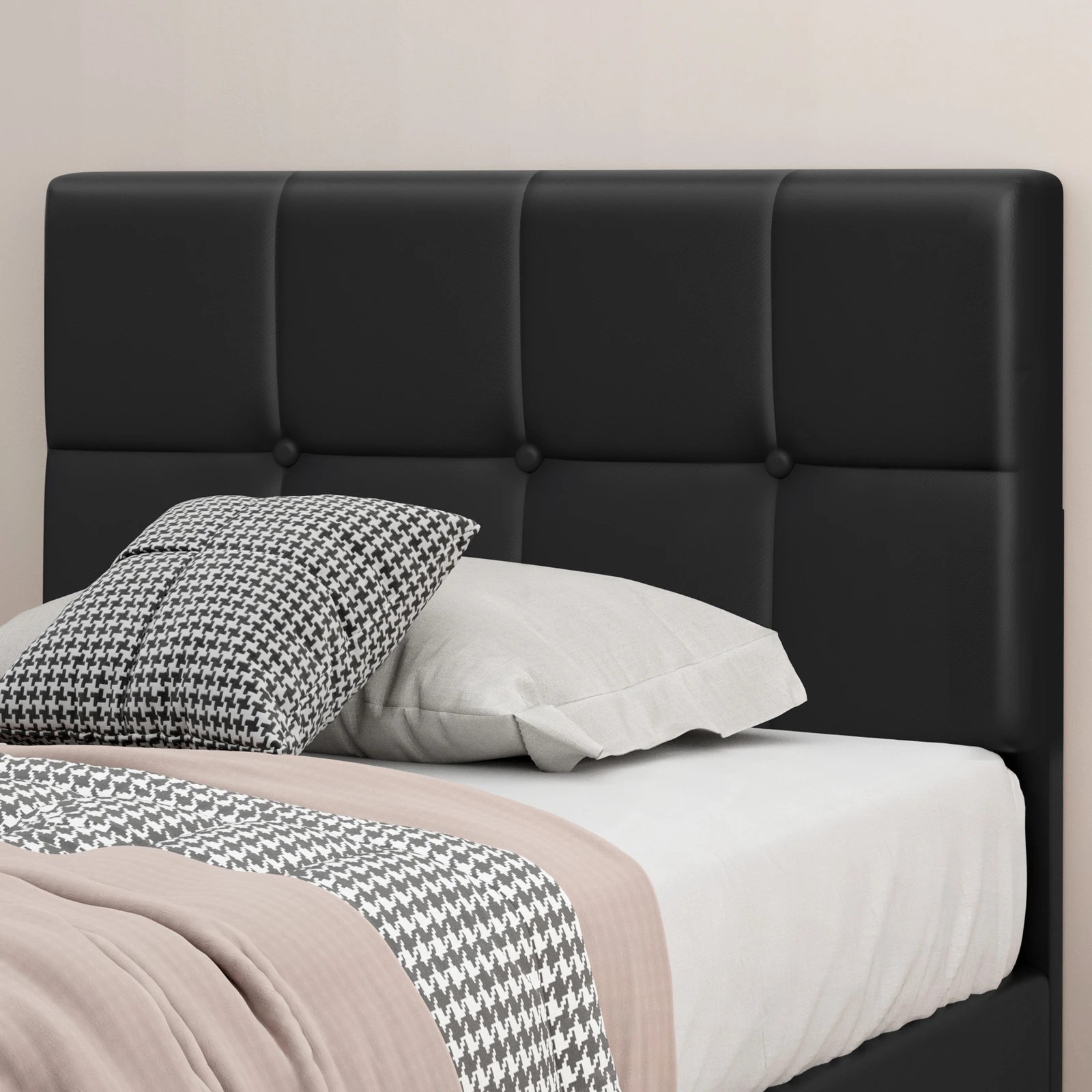 5 Alfordson Bed Frame King Single Platform RGB LED Gas Lift Base Storage - Black, 5 of 10