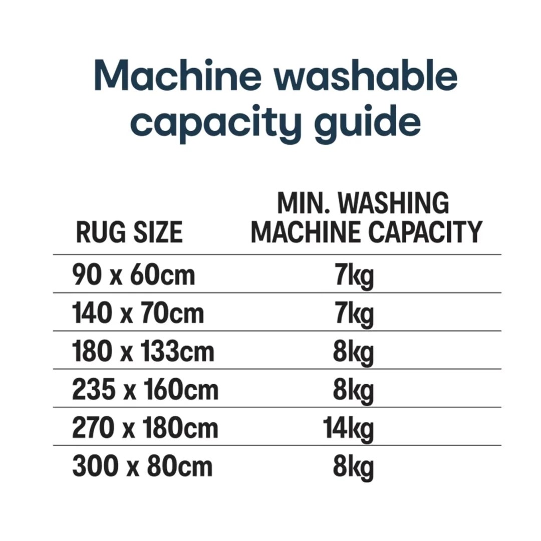 7 Amber Washable Supersoft Rug - Extra Large - 270cm x 180cm, 7 of 7