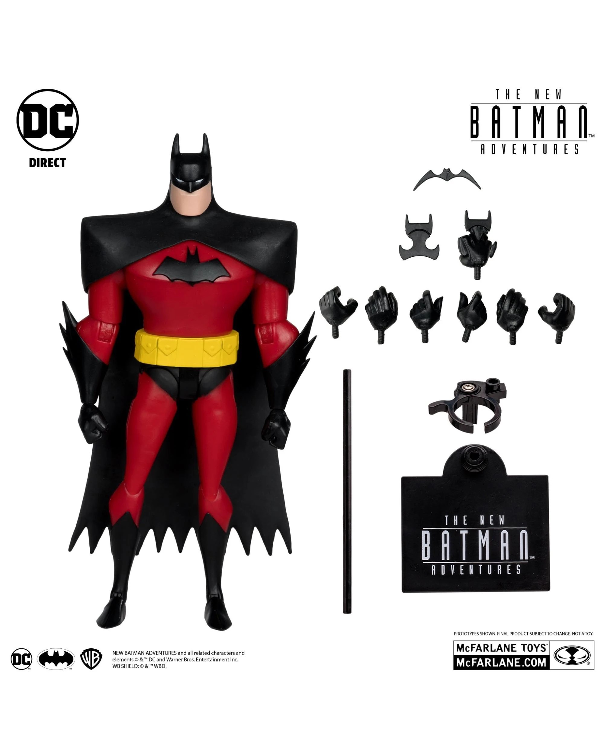 2 DC Direct The New Adventures Of Batman Platinum Edition 6 inch Scale Action Figure, 2 of 6