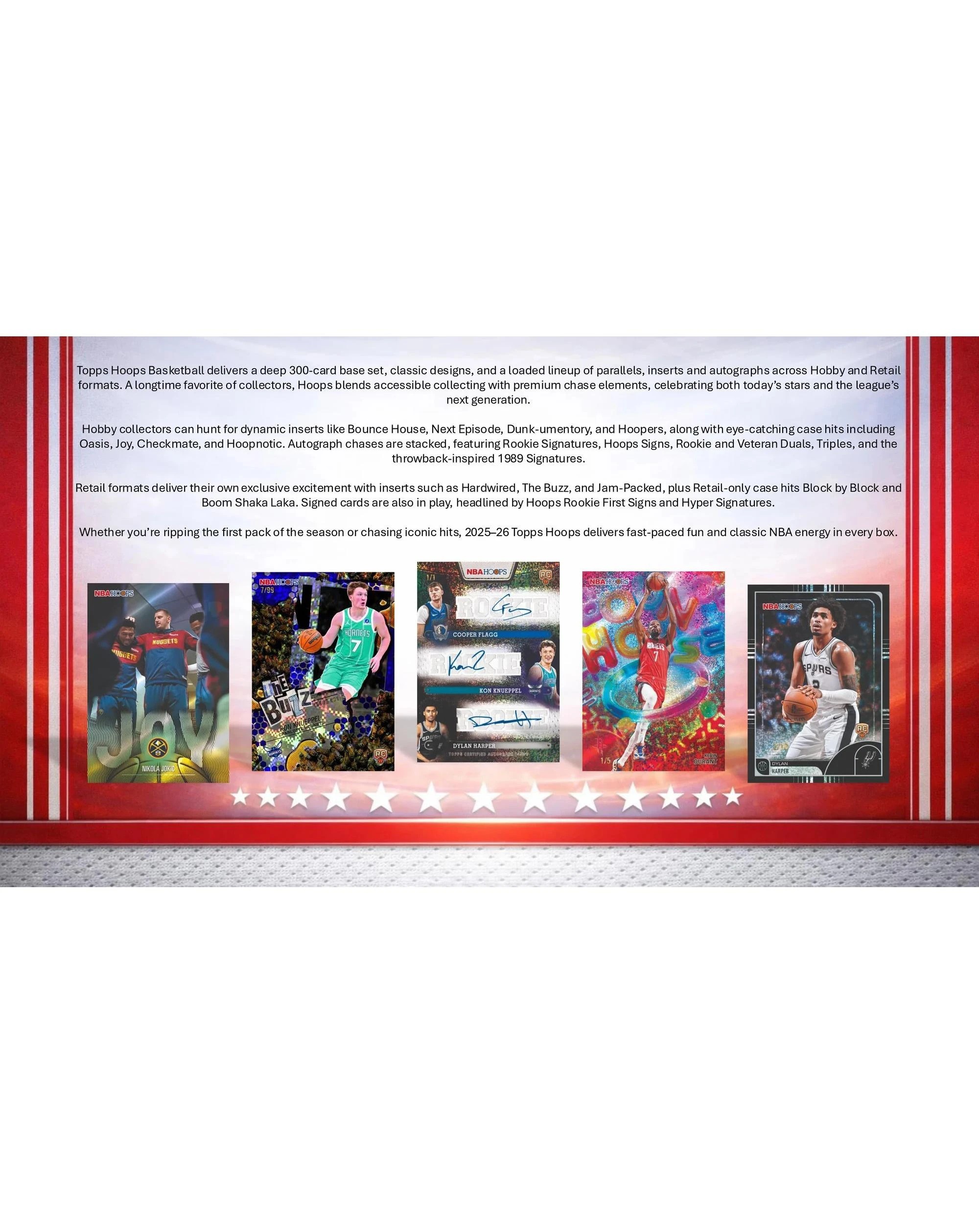 4 Topps 2025/2026 NBA Hoops Basketball Hobby Box, 4 of 9