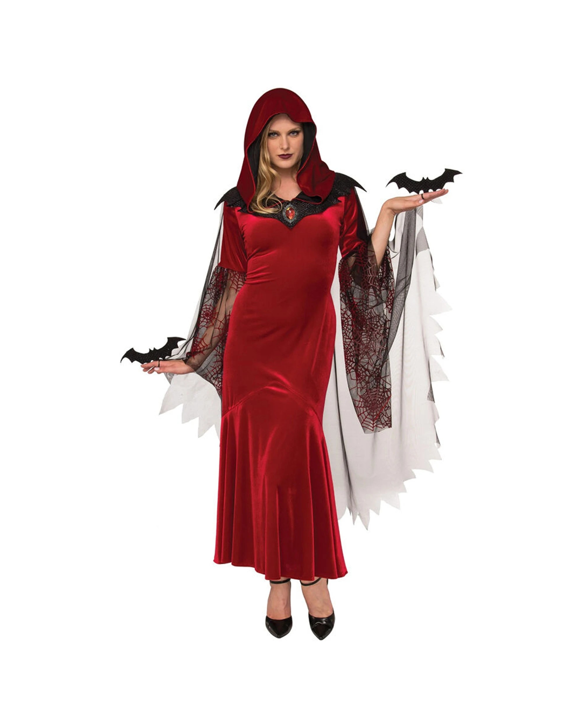 1 Rubies Bat Mistress Vampiress Women Dress Up Costume Size Standard - Multi, 1 of 3
