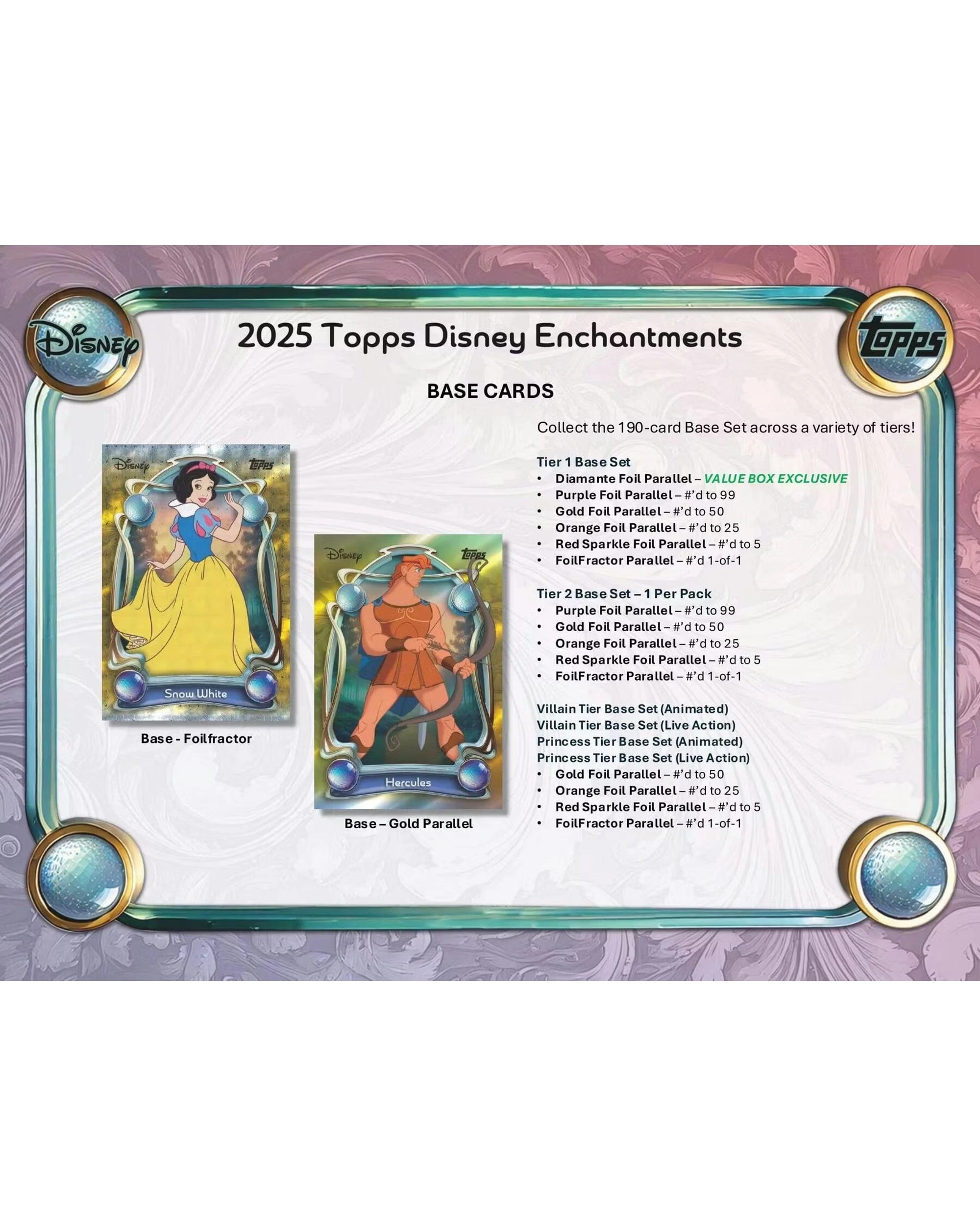 3 Topps 2025 Disney Wonder Winter Mega Box, 3 of 9