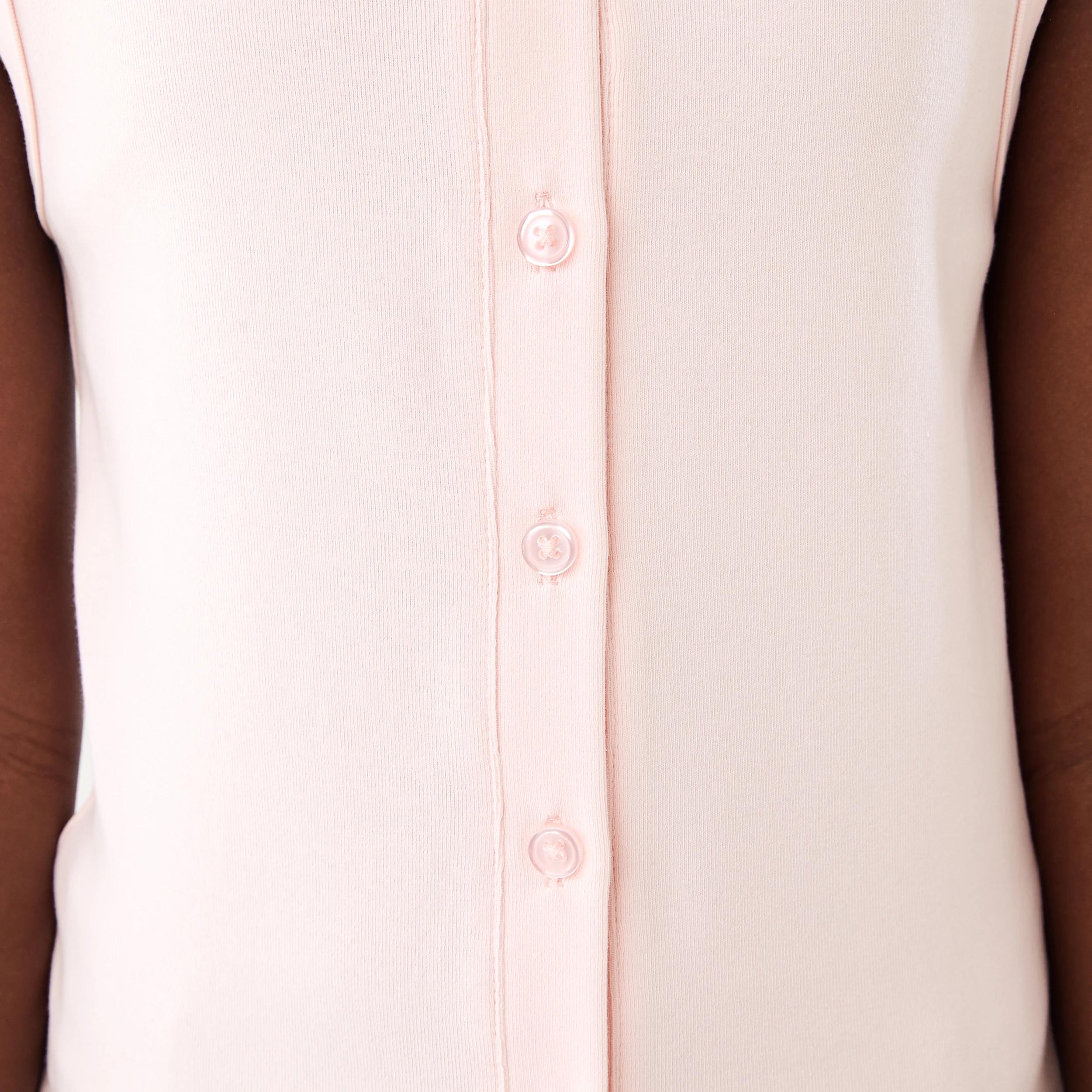 5 Button Through Rib Tank Dogwd Pink, 5 of 7