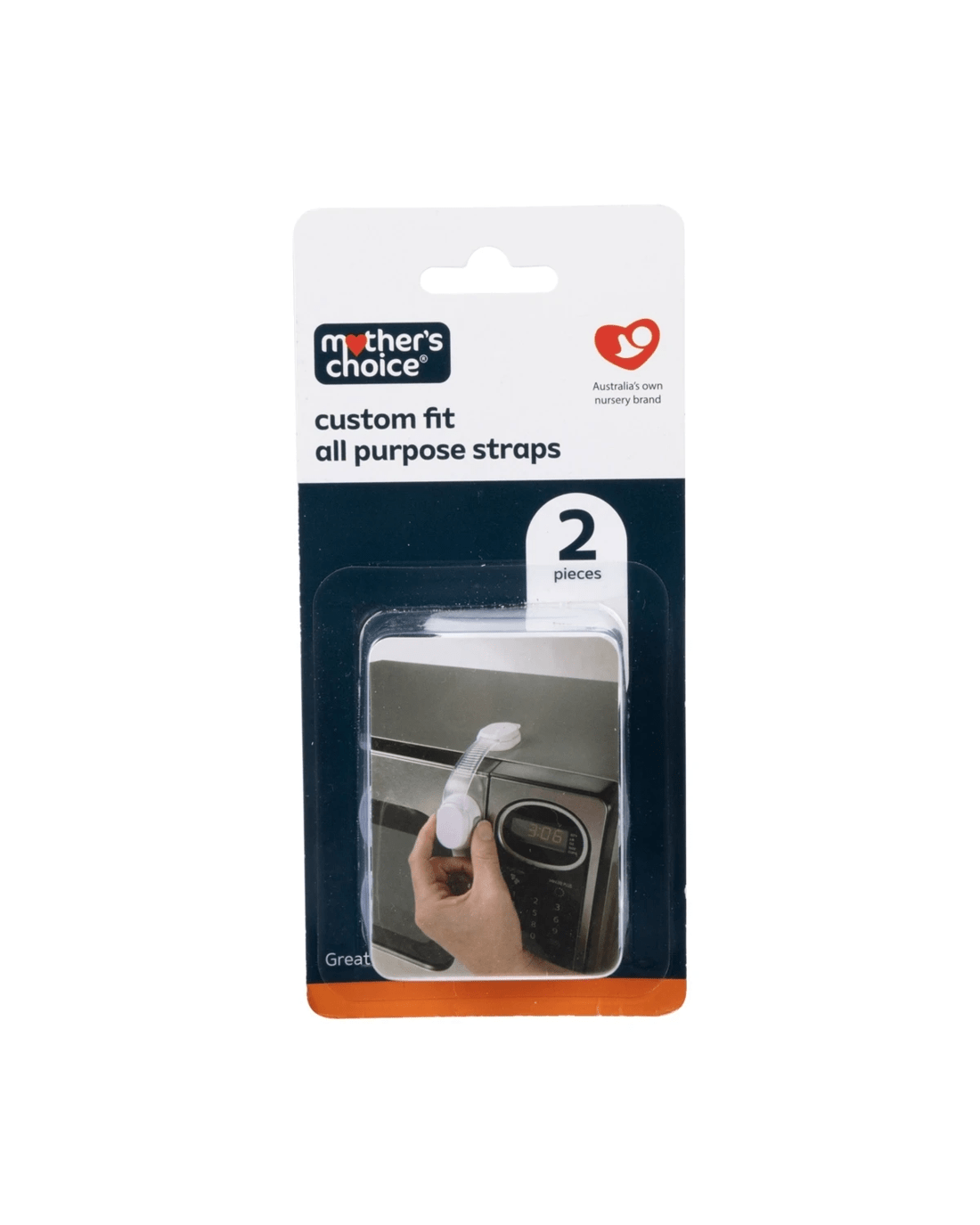 1 2 Piece Mother's Choice Custom Fit All Purpose Straps, 1 of 2