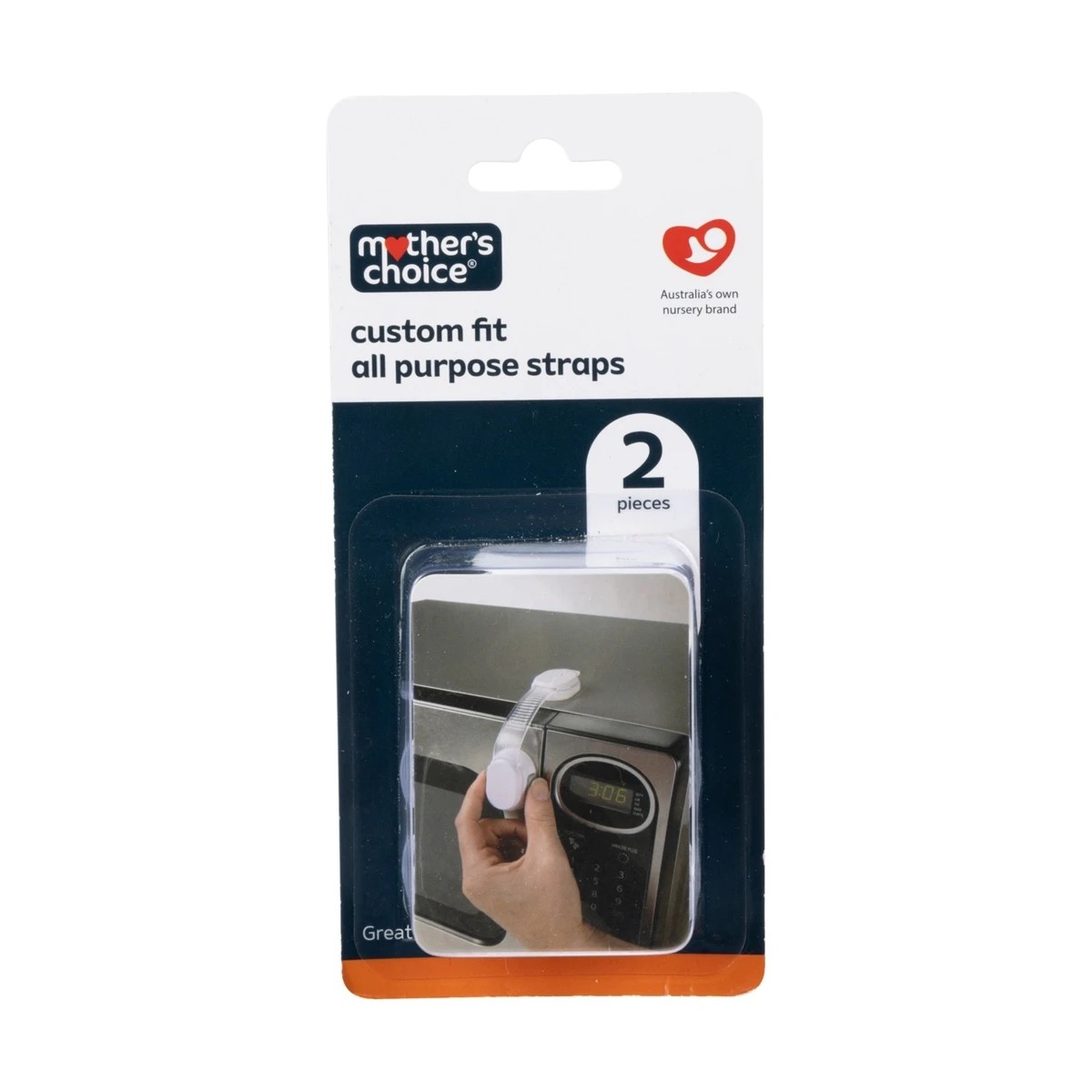 1 2 Piece Mother's Choice Custom Fit All Purpose Straps, 1 of 2