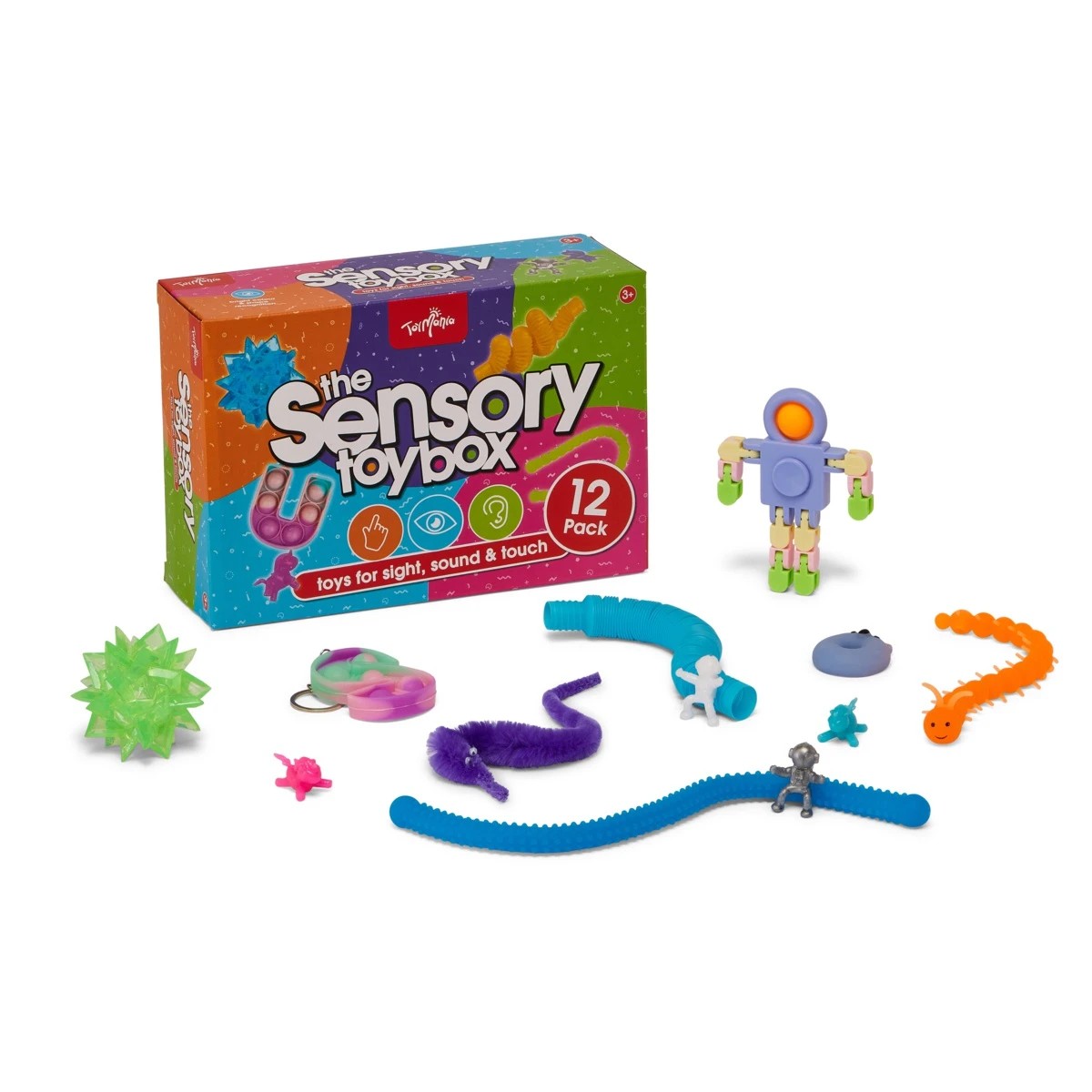 2 ToyMania The Sensory Toy Box 12 Pack Fidget Fun Box, 2 of 4