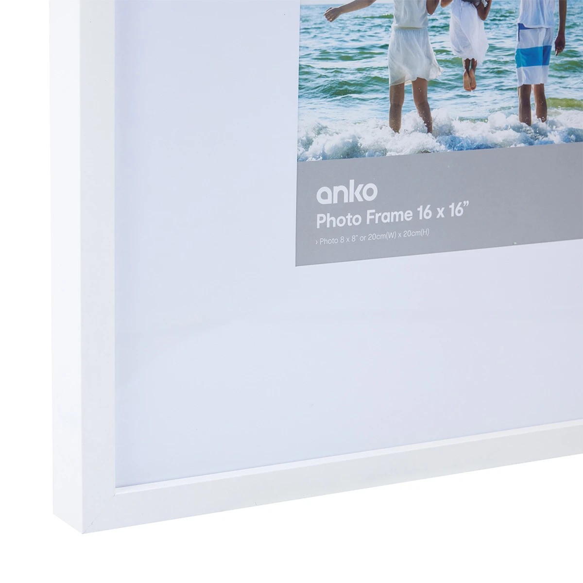 3 Beachport Frame 8in. x 8in. - White, 3 of 4