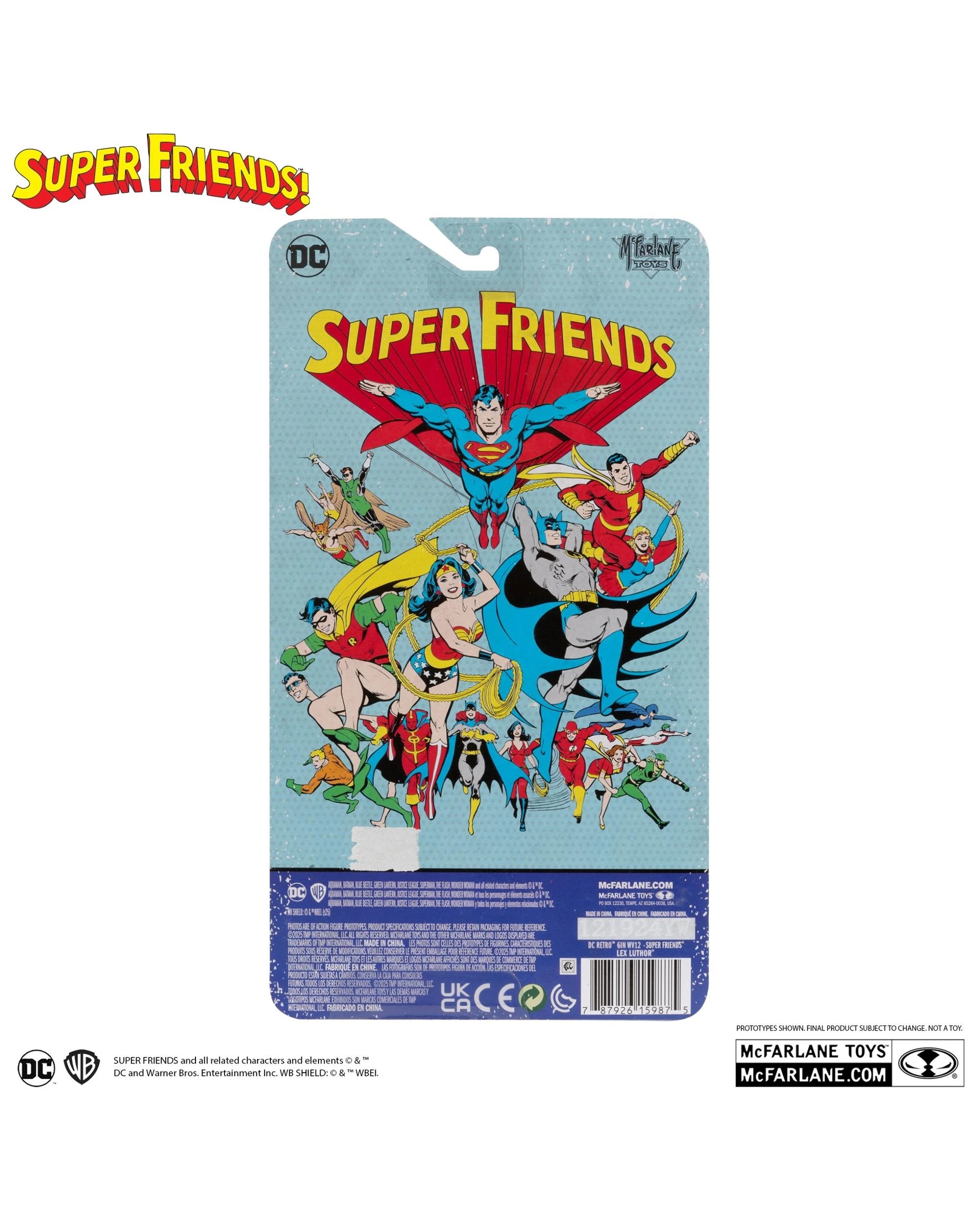 8 DC Comics Retro Super Friends Lex Luthor 6 inch Action Figure, 8 of 8