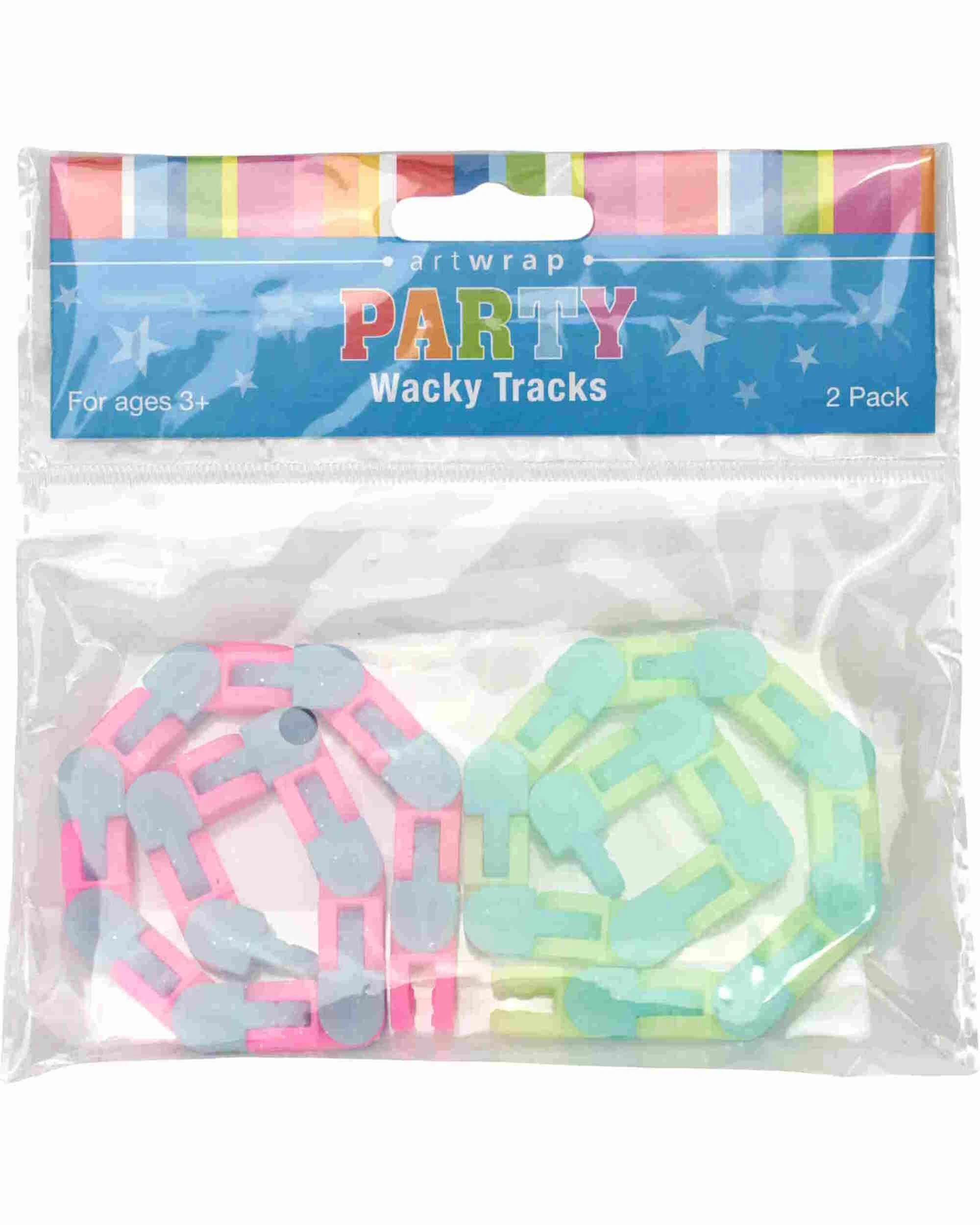 5 Artwrap Pack of 2 Novelty Wacky Tracks - Assorted, 5 of 6