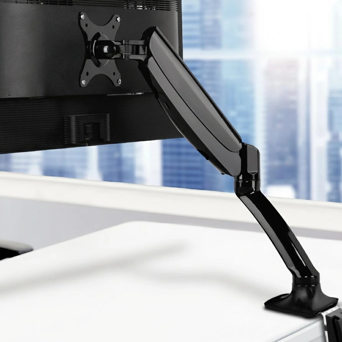 7 Artiss Monitor Arm Gas Spring Desk Mount Screen Holder - Black, 7 of 9