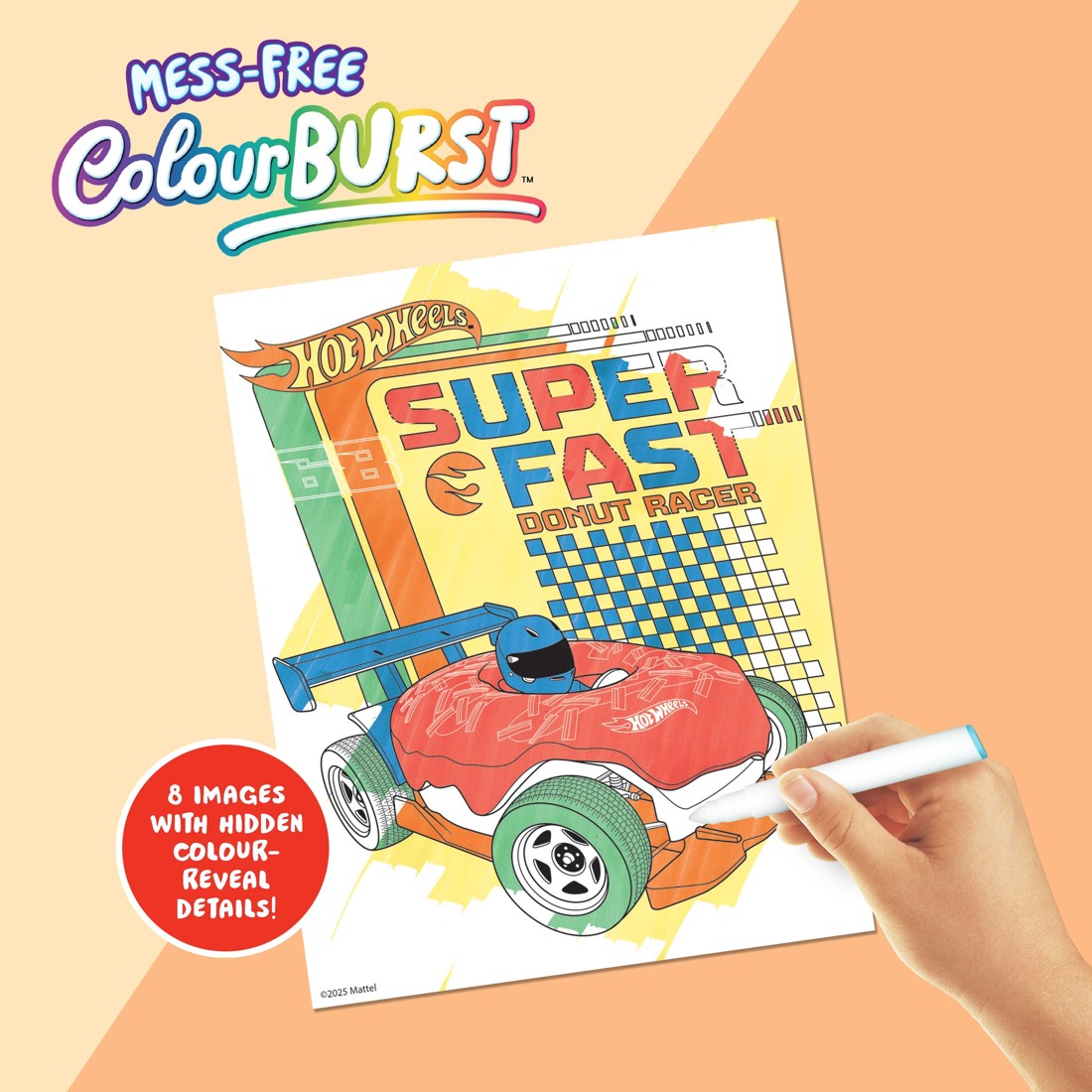 4 INKredibles Hot Wheels Mess-Free ColourBurst Activity Kit - Book, 4 of 6