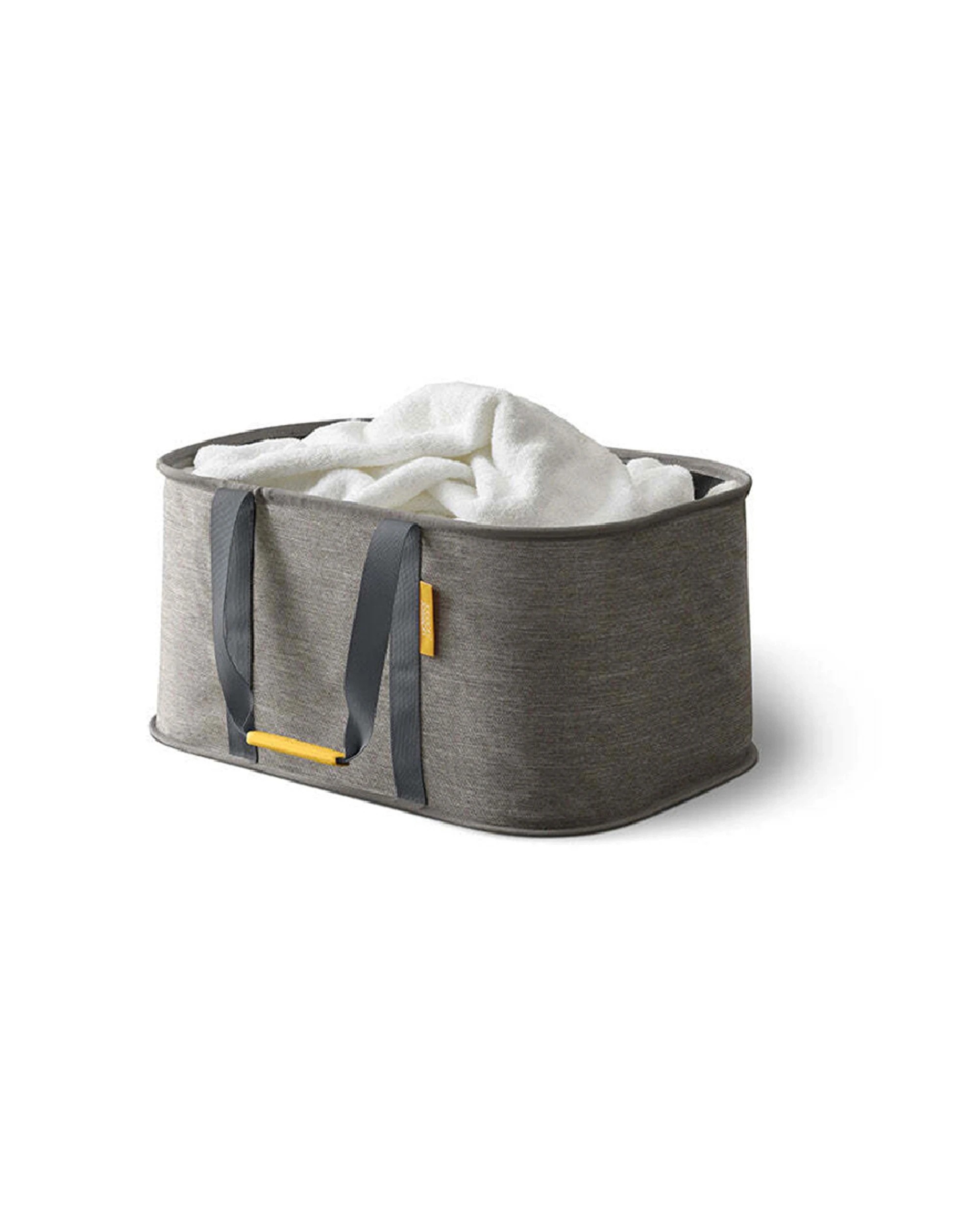 1 Joseph Joseph Hold-All Collapsible Laundry Basket Foldable Moisture Resistant - Grey, 1 of 4