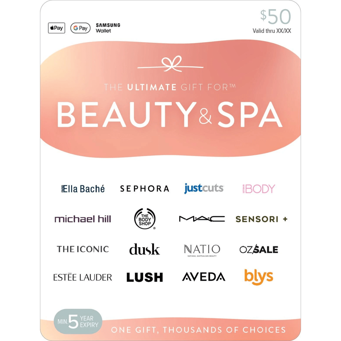 1 The Ultimate Beauty & Spa $50 Gift Card, 1 of 1