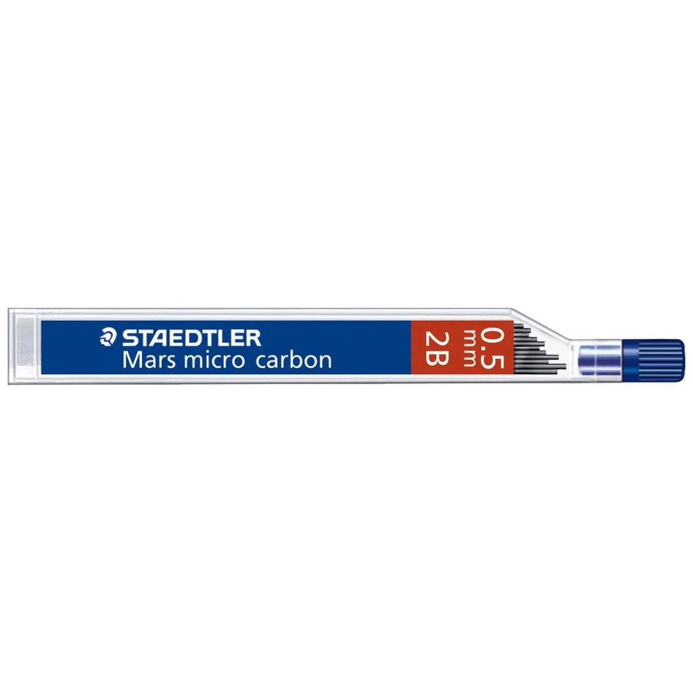1 Staedtler Mars Micro Mechanical Pencil Lead Refills 0.5mm 2B, 1 of 2