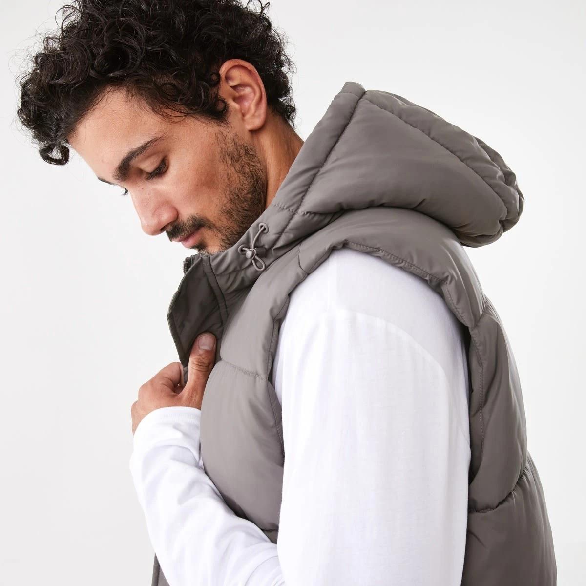 7 Hooded Puffer Vest Brn Eagle, 7 of 9