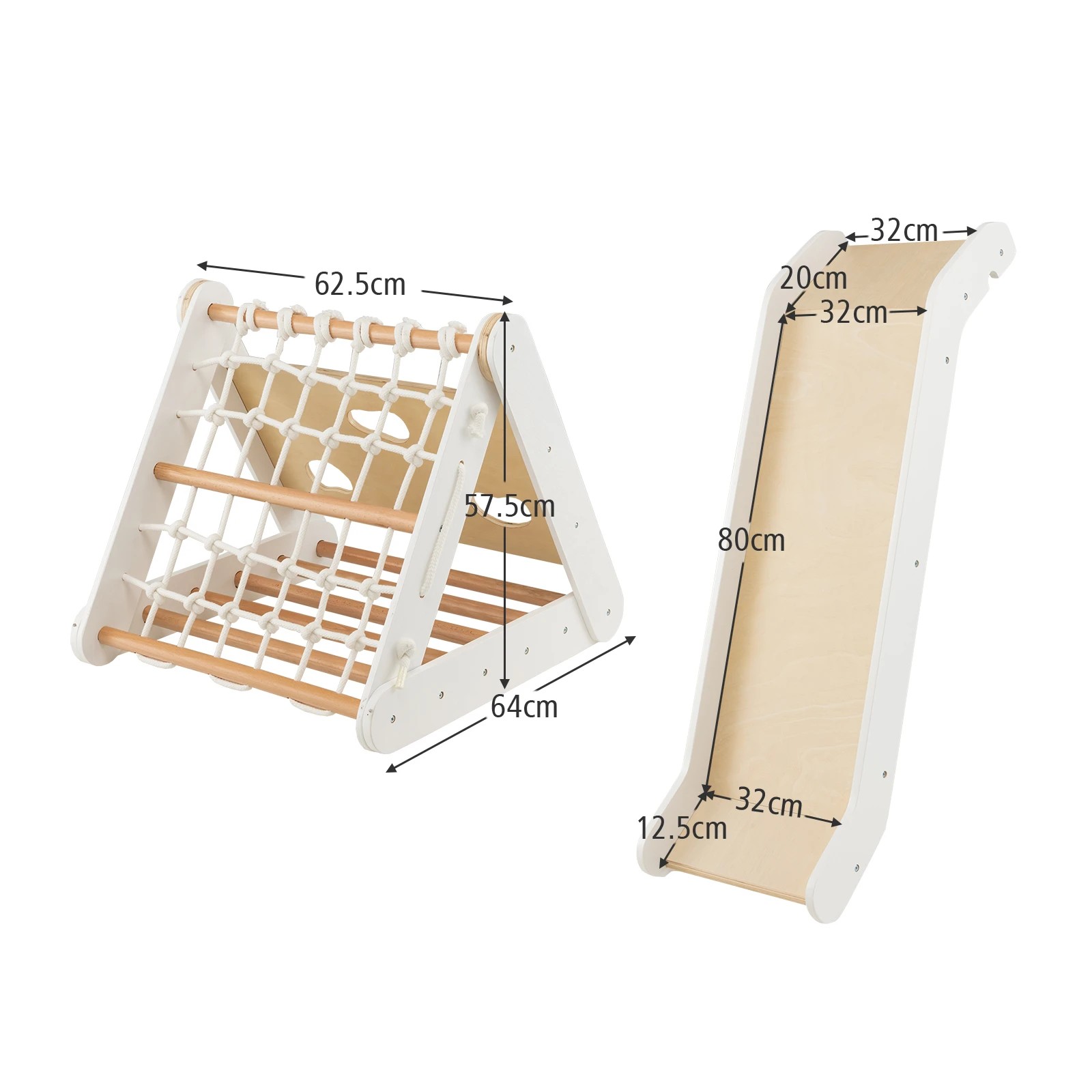 4 Costway Climb Playset Jungle Gym Play Center Wooden Playground, 4 of 5