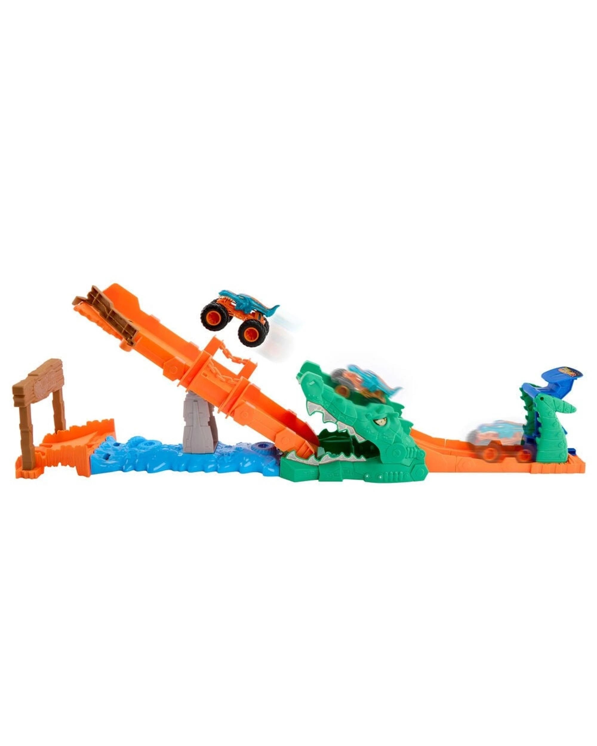 2 Hot Wheels Monster Trucks Crocodile Crash Challenge, 2 of 4