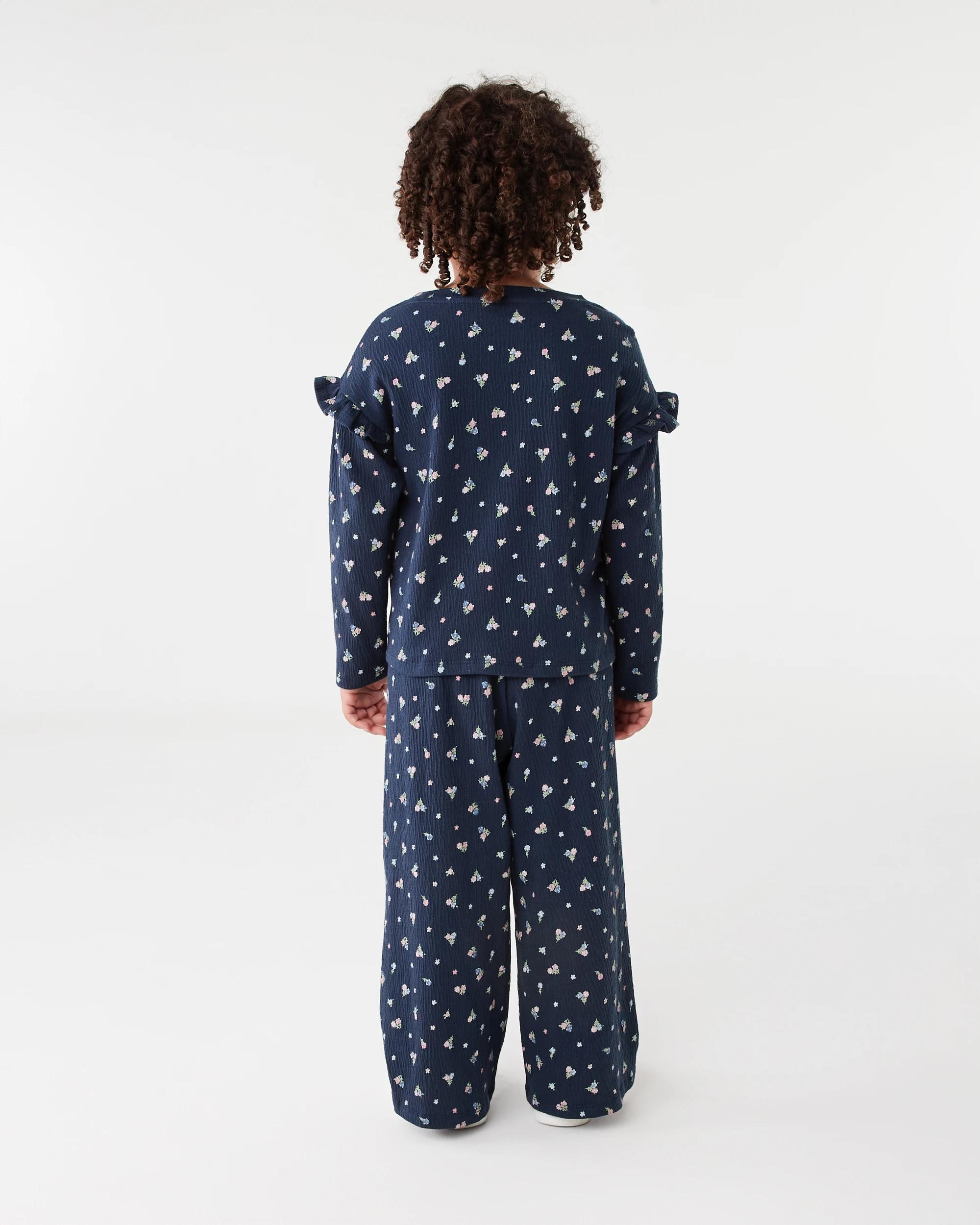 5 Wide Leg Crinkle Pants Nvy Floral, 5 of 5