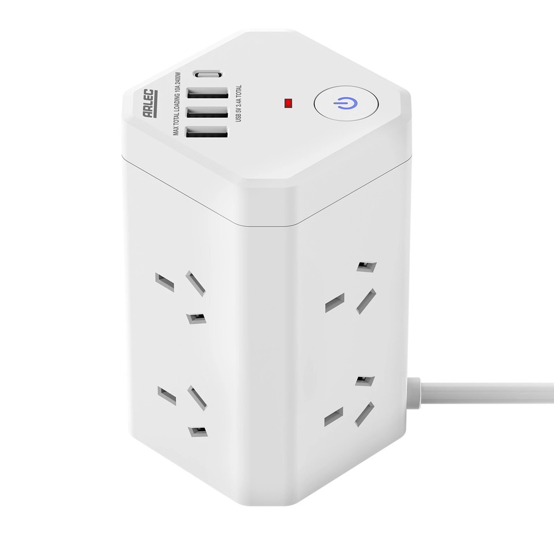 2 Arlec 8 Outlet Desktop Power Station, 2 of 4