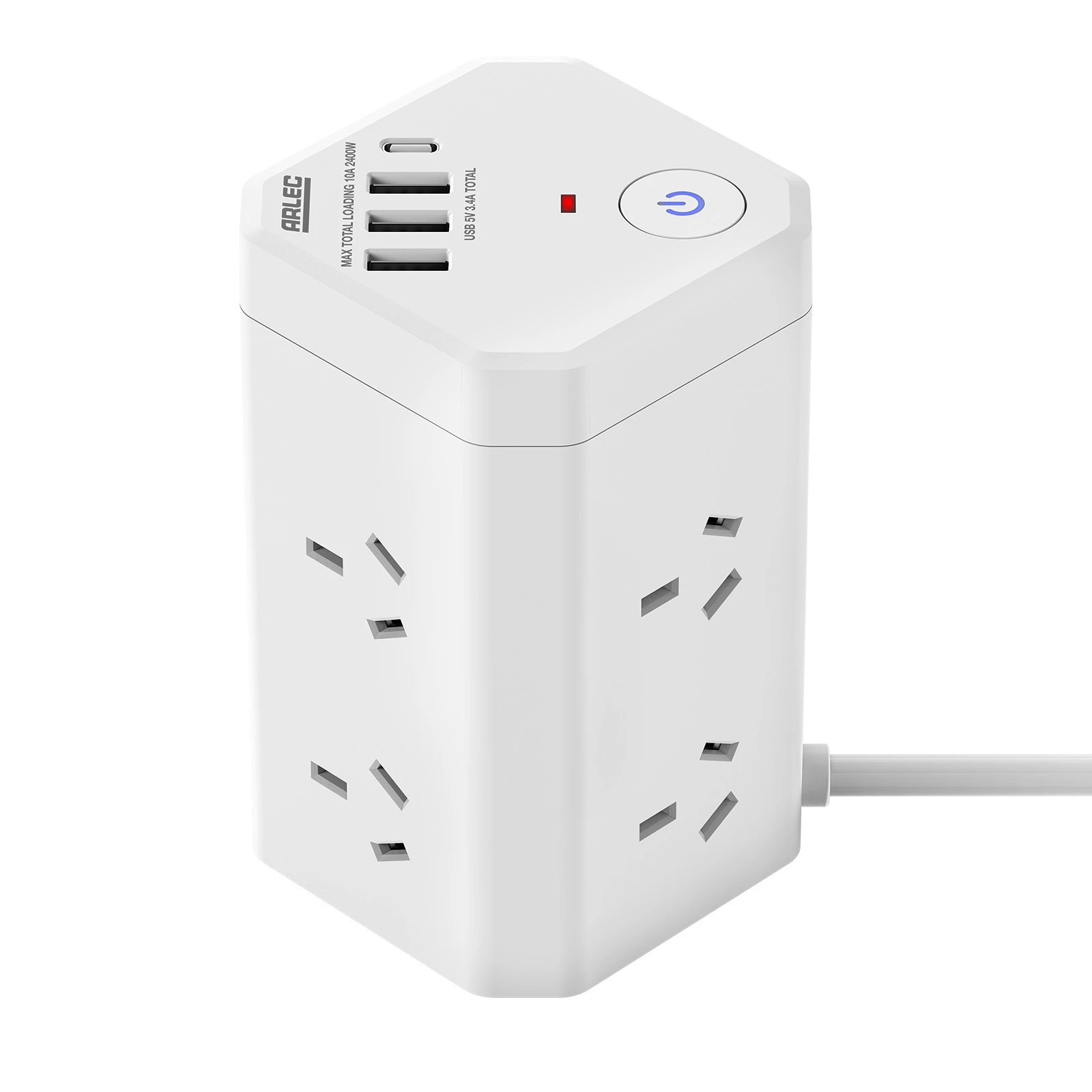 2 Arlec 8 Outlet Desktop Power Station, 2 of 4