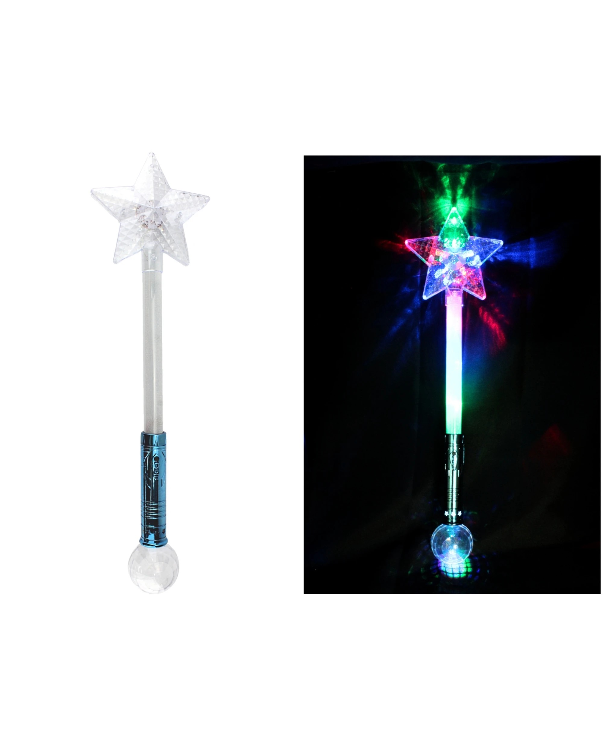 1 Partyrama Flashing LED Star Wand, 1 of 3