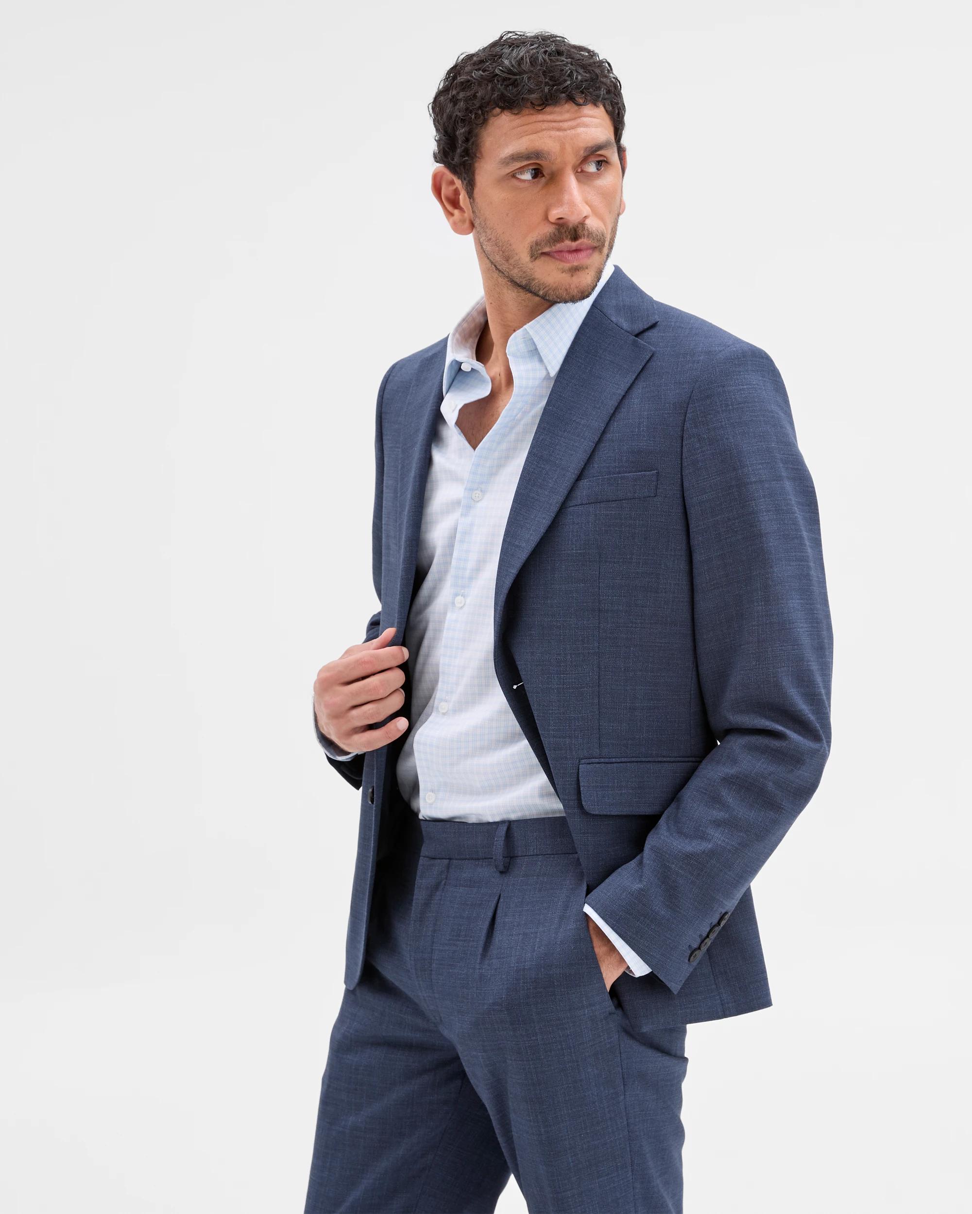 3 Preview Fashion Suit Jacket NAVY, 3 of 7