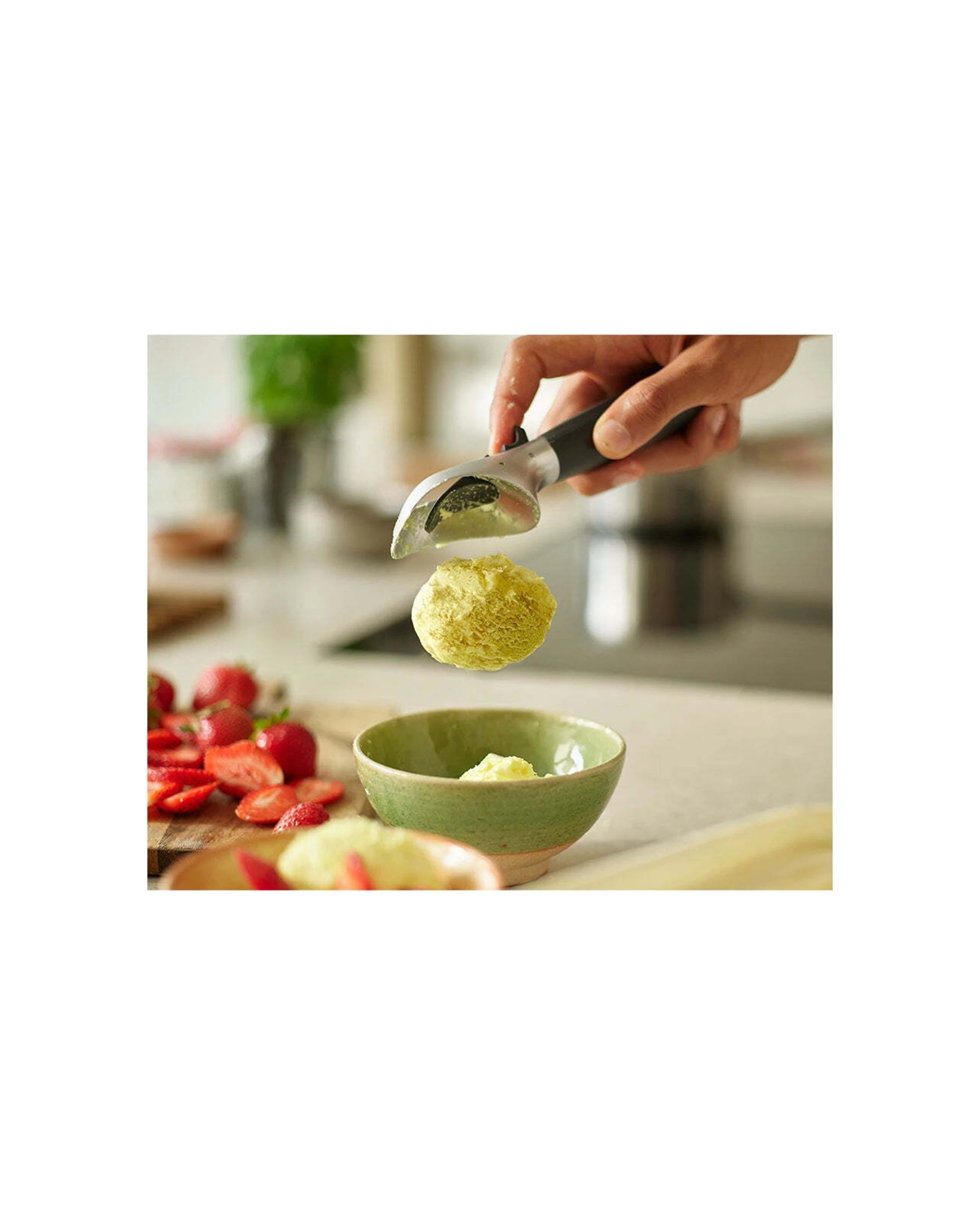 2 Joseph Joseph Elevate Ice Cream Scoop 21cm With Rest - Multi, 2 of 7