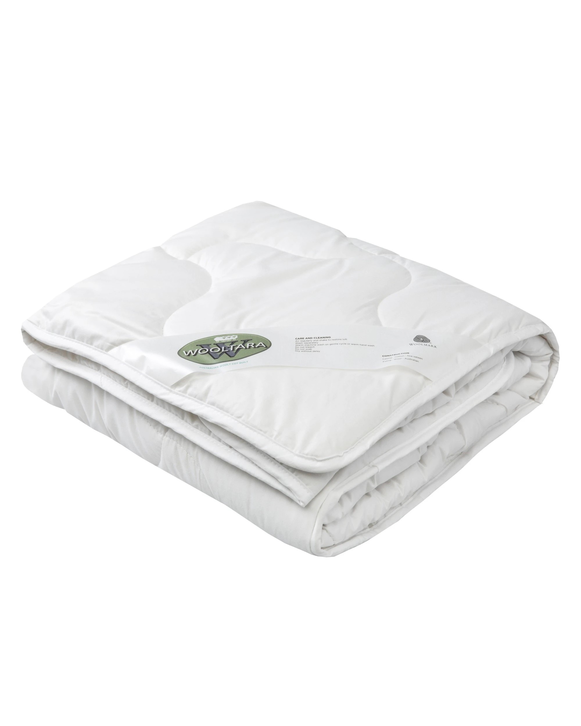 2 Wooltara My First Woolly Australian Washable Wool Quilt - Baby COT Size - White, 2 of 4