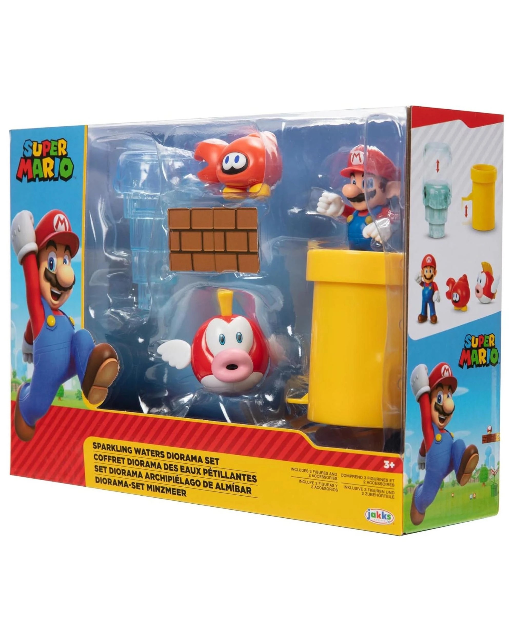 6 Super Mario 2.5 inch Sparkling Waters Diorama Set, 6 of 8