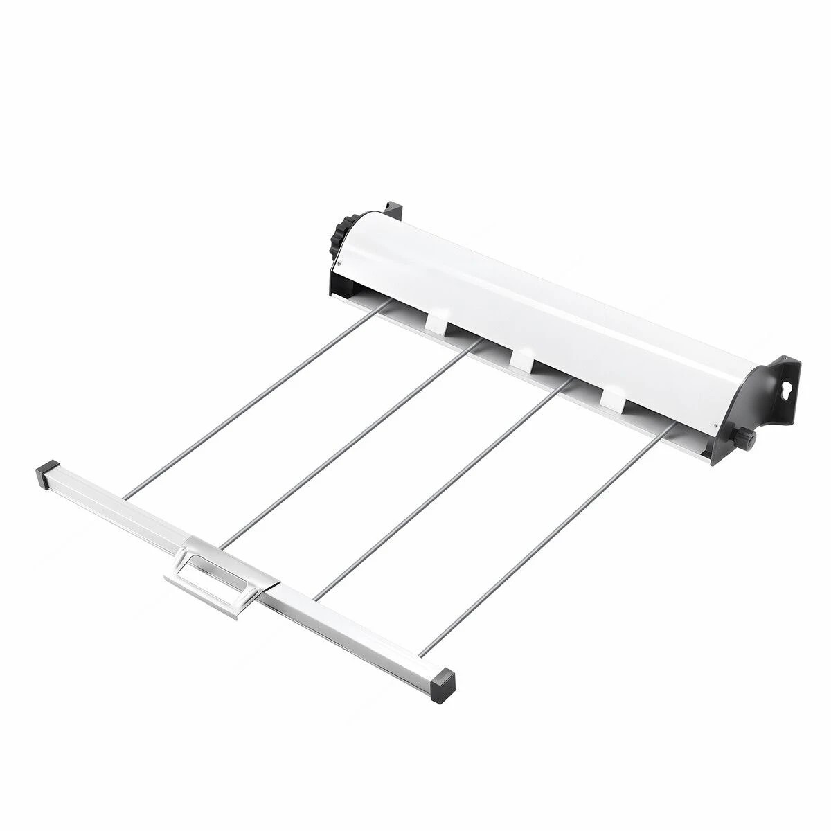 2 AUSWAY Retractable Clothesline 4 Line Clothes Dryer Airer Rack, 2 of 3