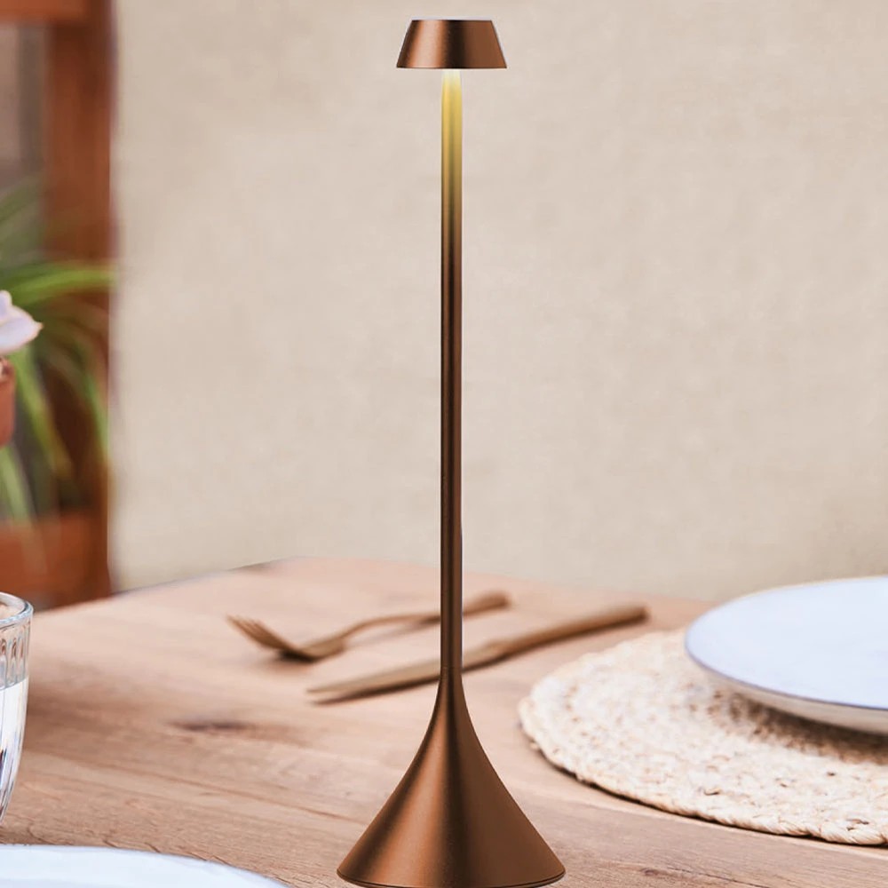6 Lexon Steli Shade Infinitely Pairable Table Lamp - Bronze - Bronze, 6 of 6