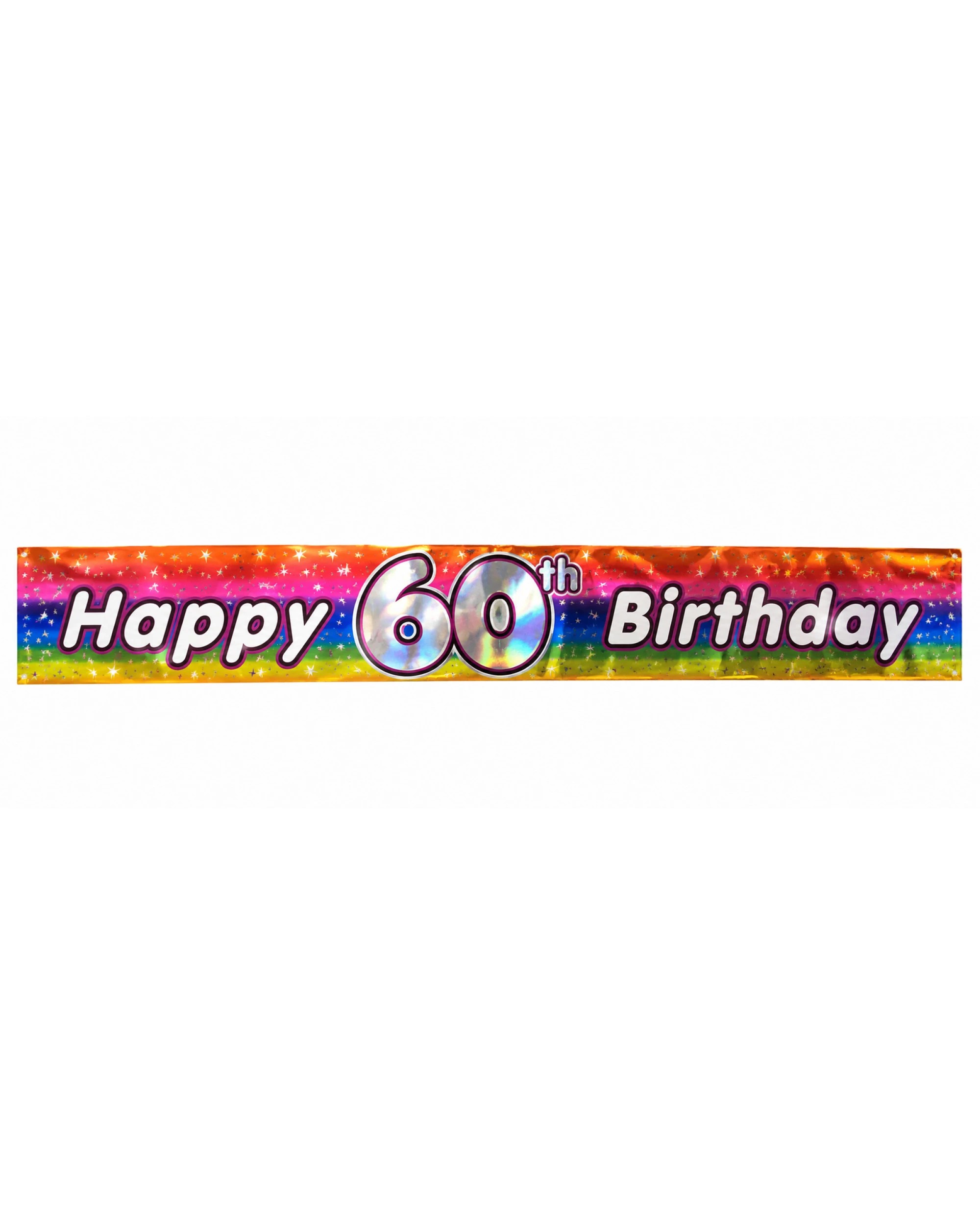 1 BR Costumes Happy 60th Birthday Party Banner, 1 of 2