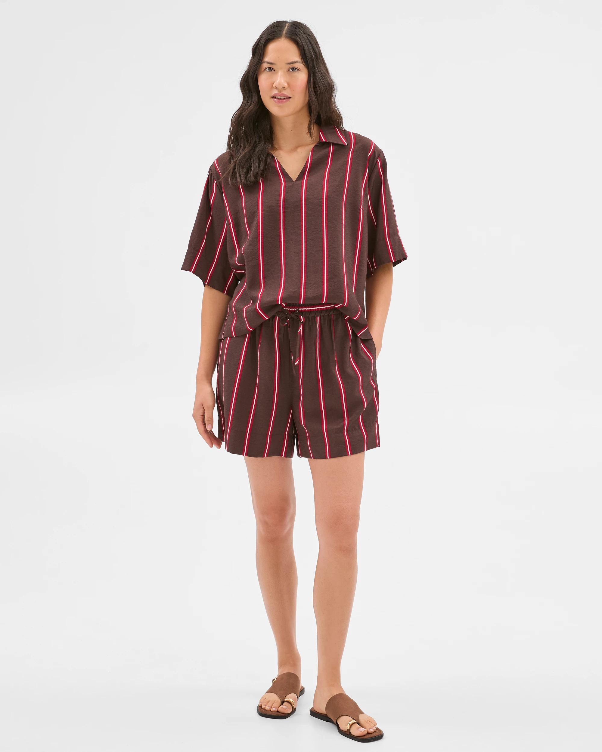 4 Target Popover Stripe Shirt SCARF PRINT, 4 of 5