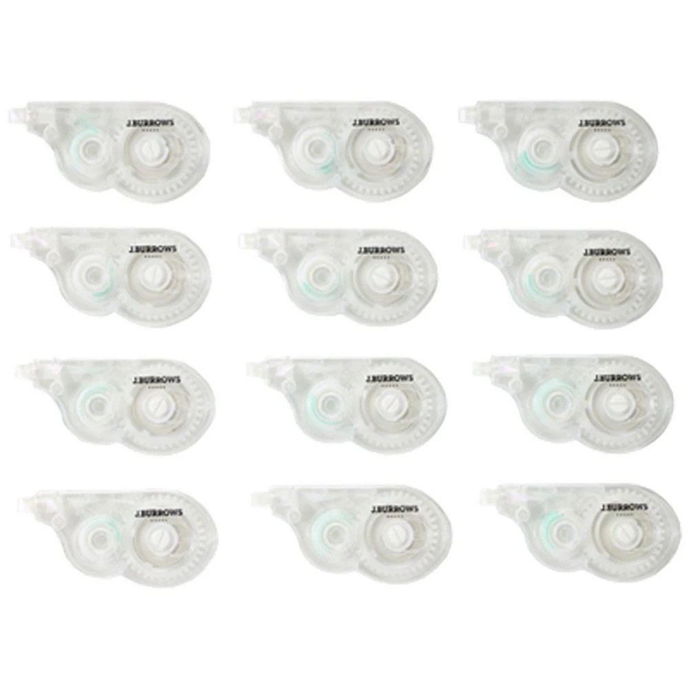 4 J.Burrows Correction Tape 5mmx8m 12 Pack, 4 of 4