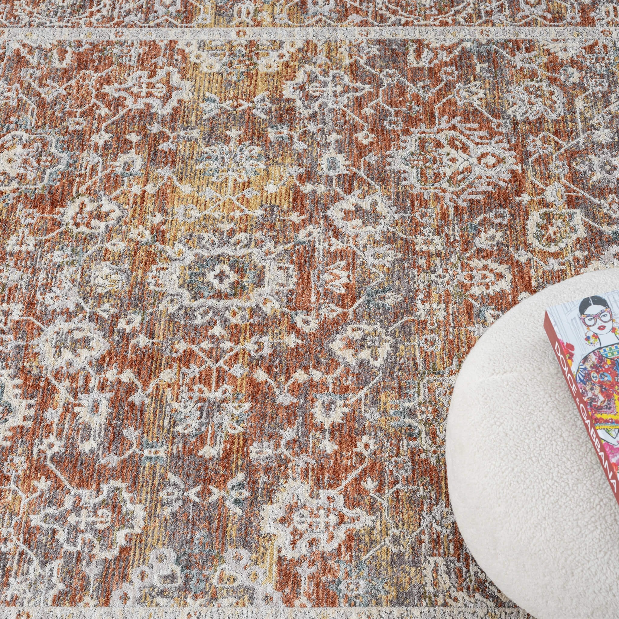 3 La Grace Home Adelia Premium Rug - 240x330cm - Terra, 3 of 10