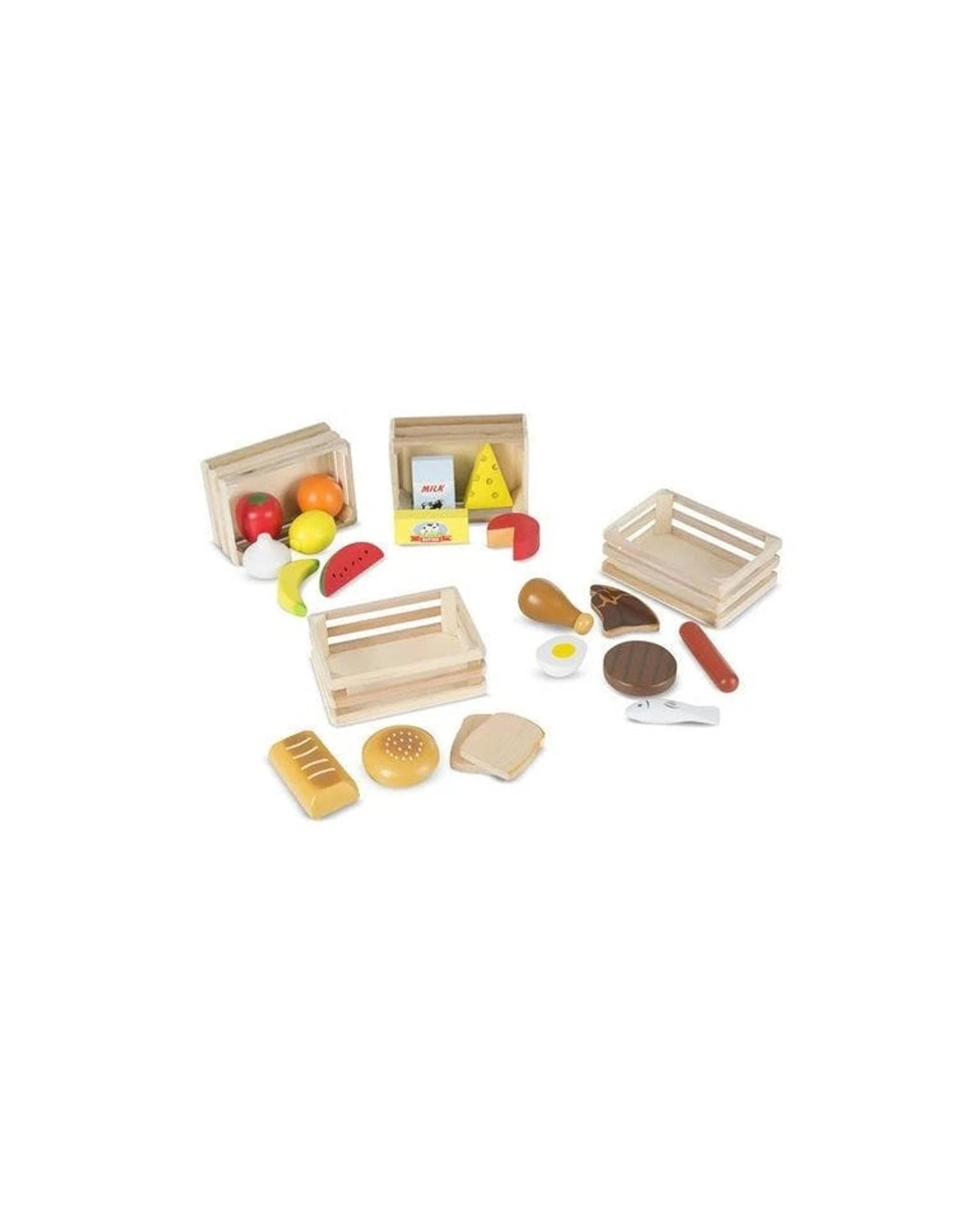 4 Melissa and Doug Wooden Food Groups, 4 of 4