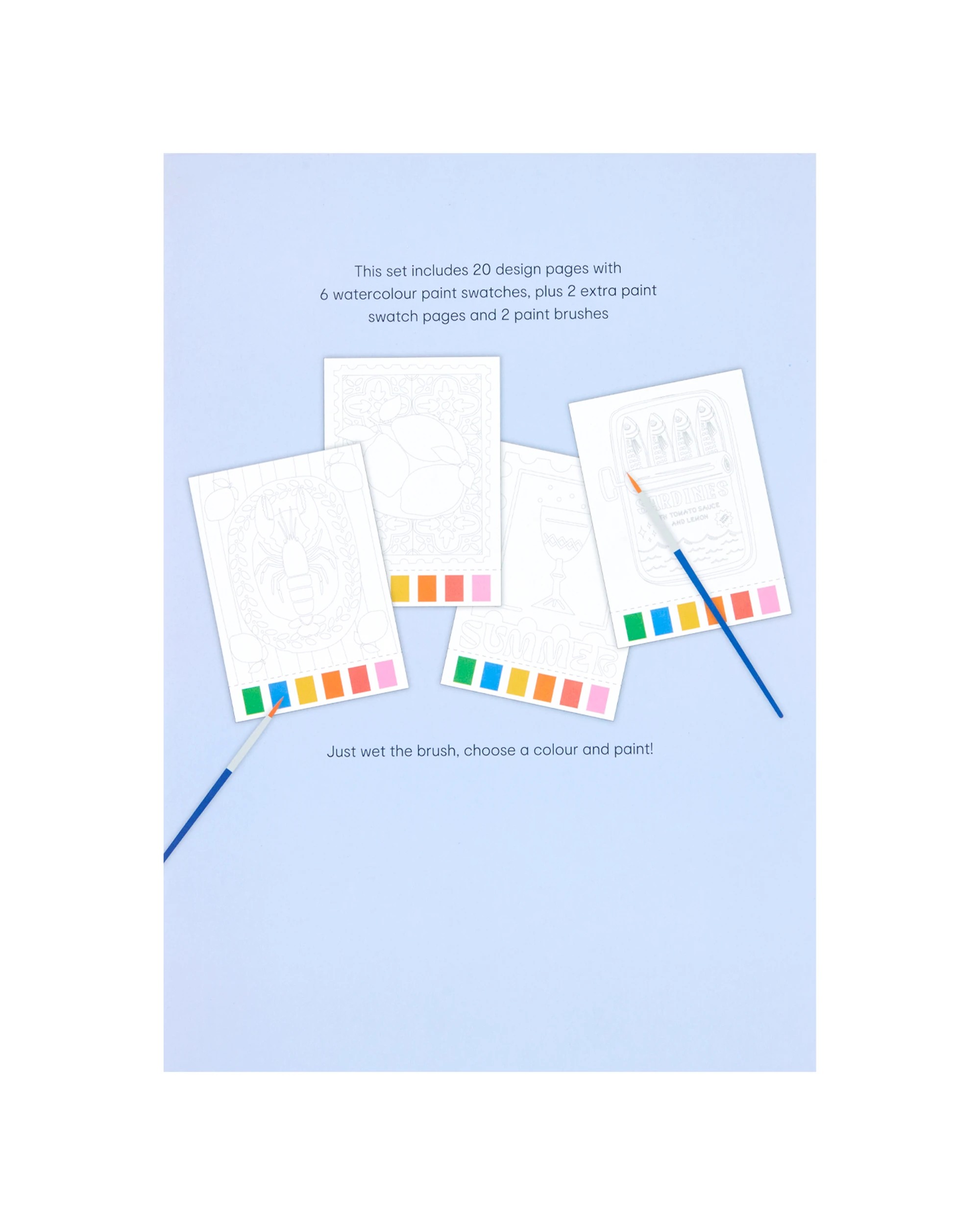 6 A4 Watercolour Paint Pad - La Dolce Vita, 6 of 7